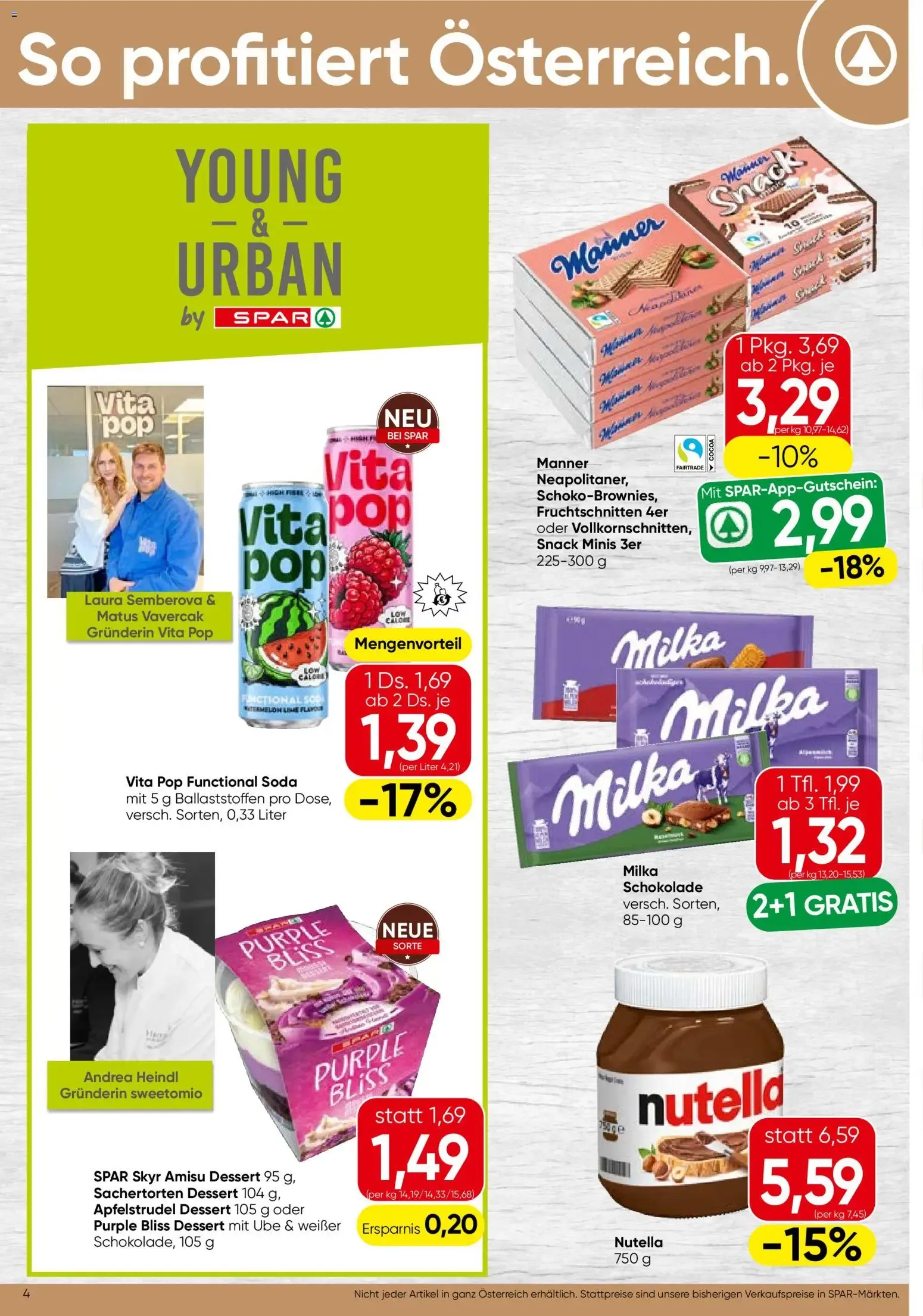 Spar - Flugblatt (03.09.2026) - Angebote und Prospekt von 3. September bis 9. September 2026 - Flugblätt seite 4