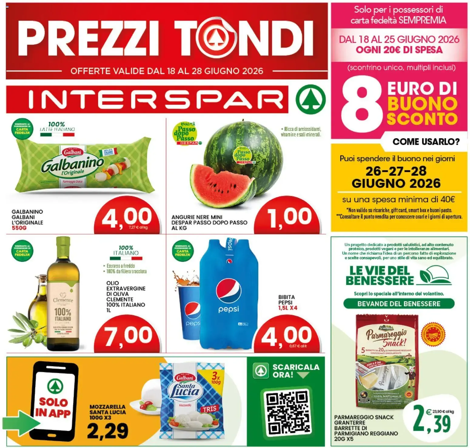 Nuovo Interspar volantino dal 18/06/2026 > offerte anteprima 🛍️ da 18 giugno a 28 giugno di 2026 - Pagina del volantino 1