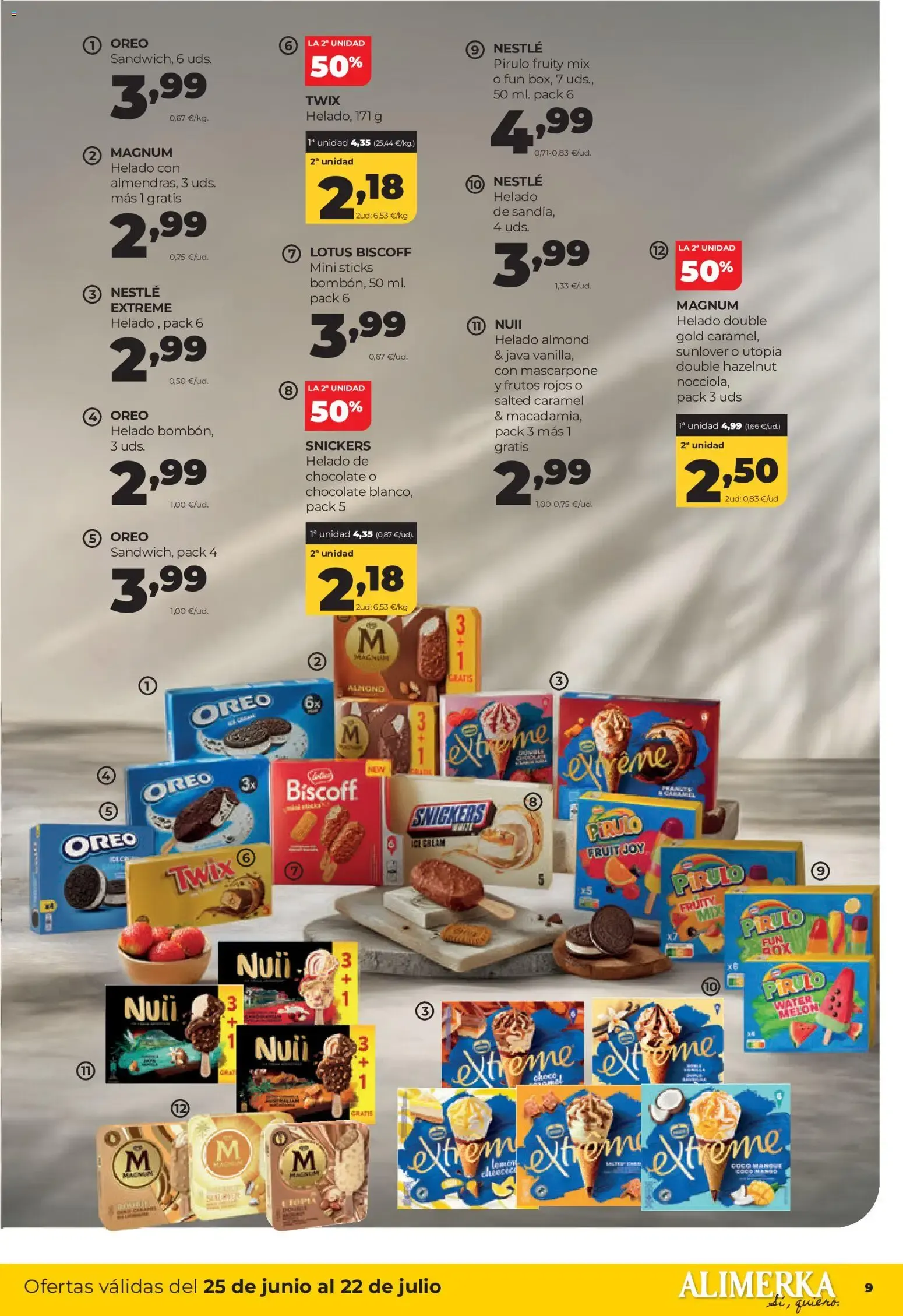 Catálogo de Alimerka folleto >> 25/06 - 22/07/2026 (catálogo) 25 de junio al 22 de julio 2026 - Página 9