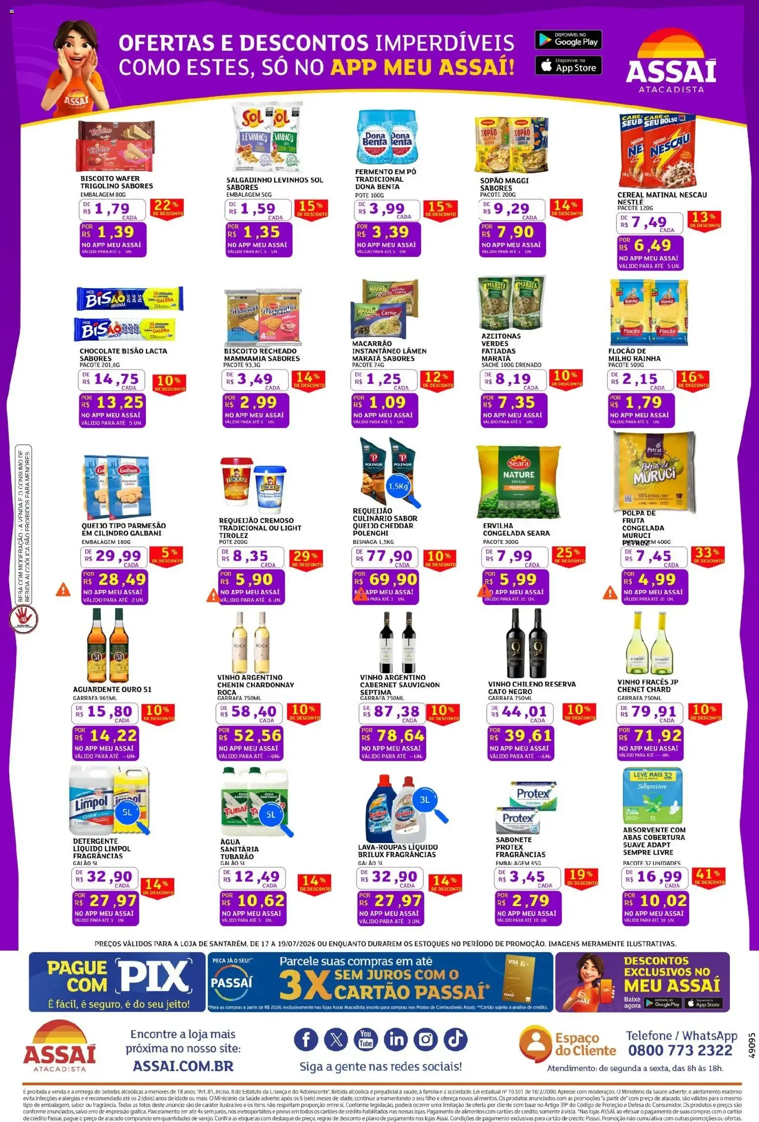 Encarte de Assaí Atacadista ofertas - PA de 17/07/2026 | Promoções Online 17 de julho até 19 de julho 2026 - Pagina 3
