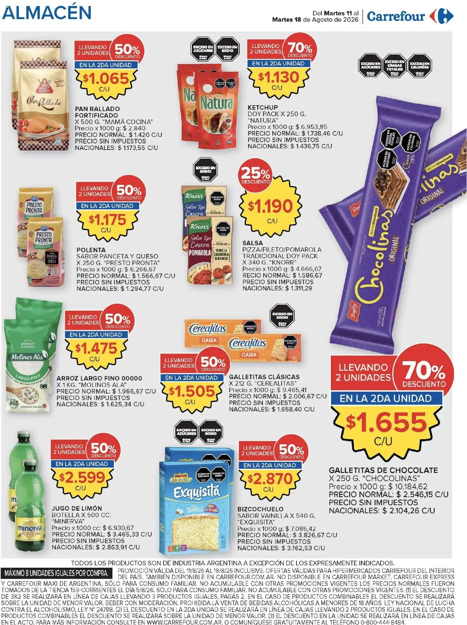 Ofertas de Carrefour ofertas || del 11/08/2026 - 18/08/2026 || Promociones 11 de agosto al 18 de agosto 2026 - Página 4 del catálogo