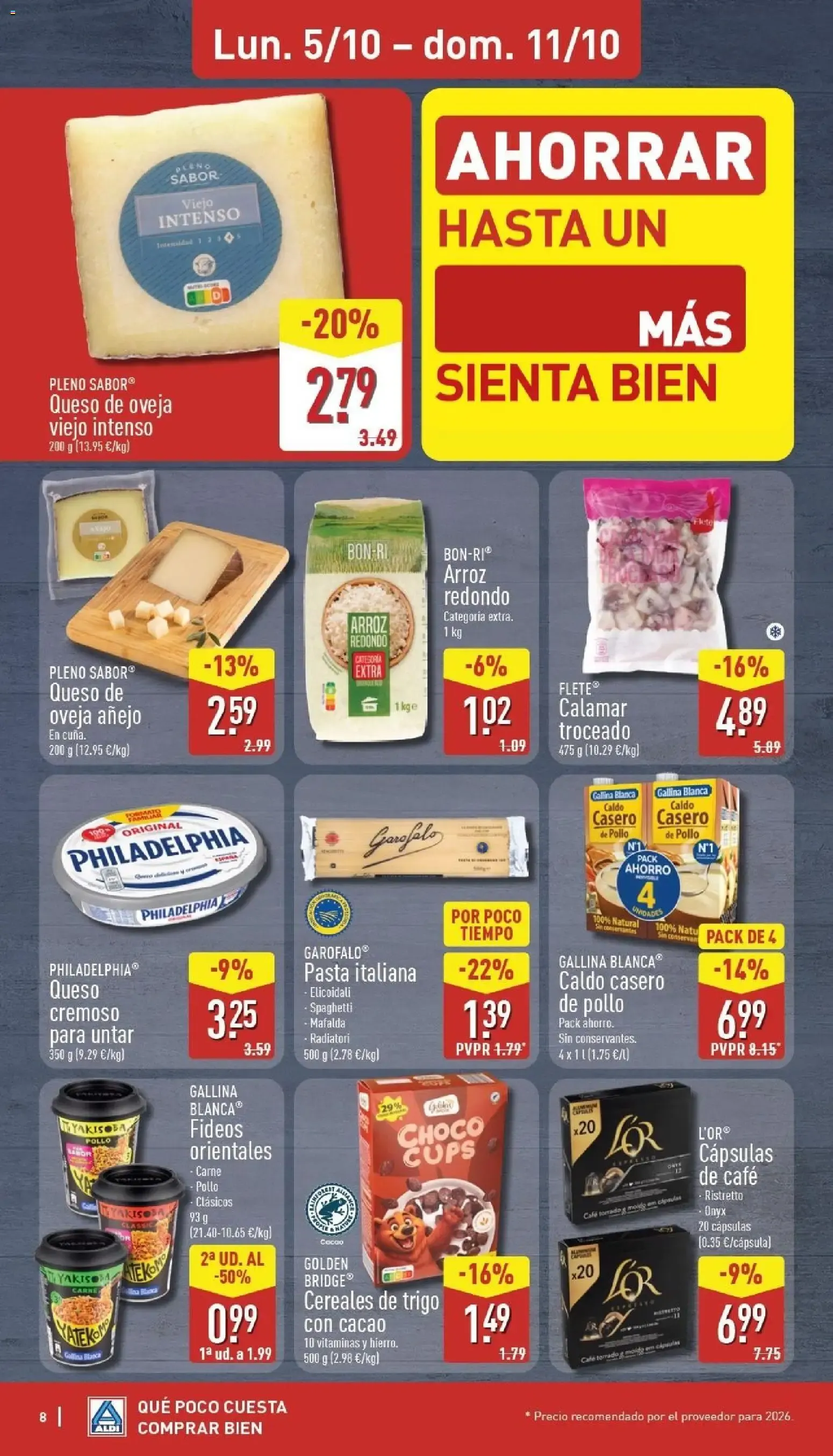 Catálogo de Folleto de ofertas Aldi 5 de octubre al 11 de octubre 2026 - Página 8