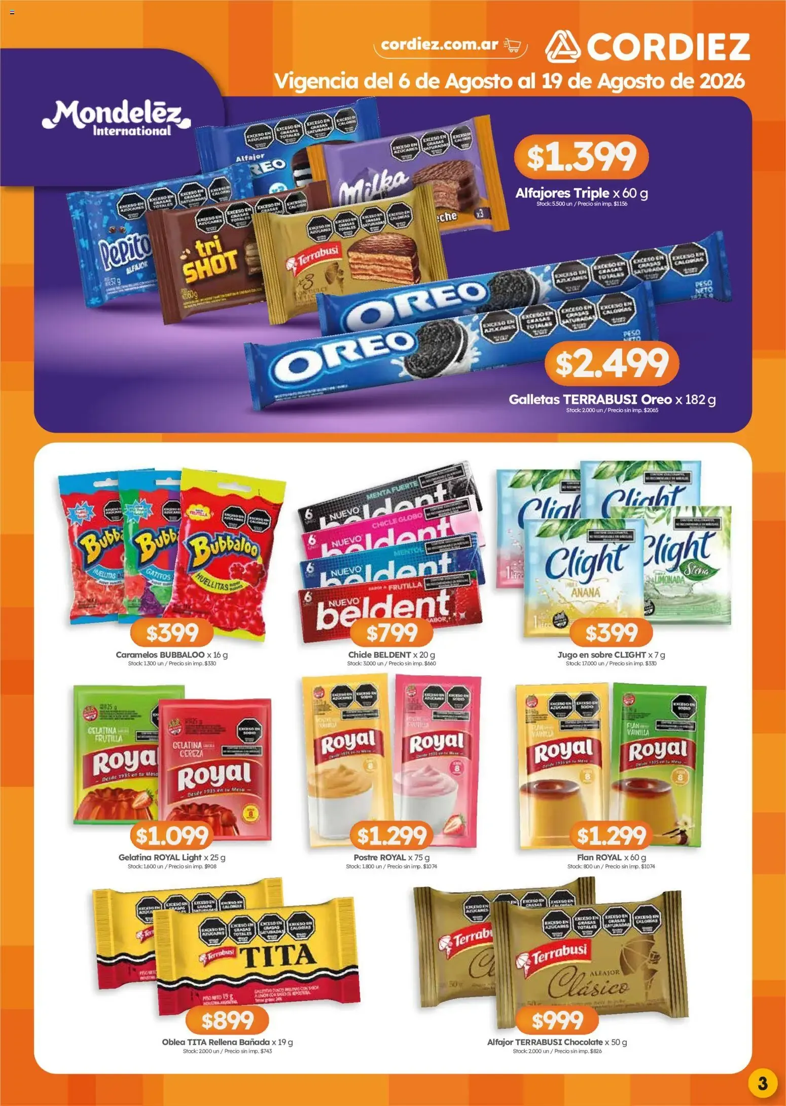 Ofertas de Cordiez ofertas || del 06/08/2026 - 19/08/2026 || Catálogo 6 de agosto al 19 de agosto 2026 - Página 3 del catálogo