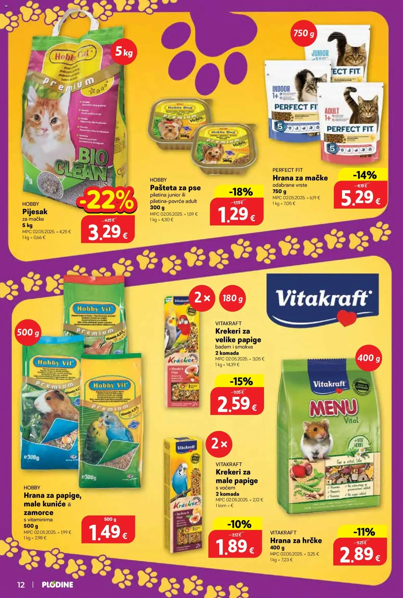 Katalog Plodine Katalog kućni ljubimci novi od 01.10.2026 na listanje > letak digitalni od 1. listopada do 14. listopada 2026. - Pregled Stranica 12