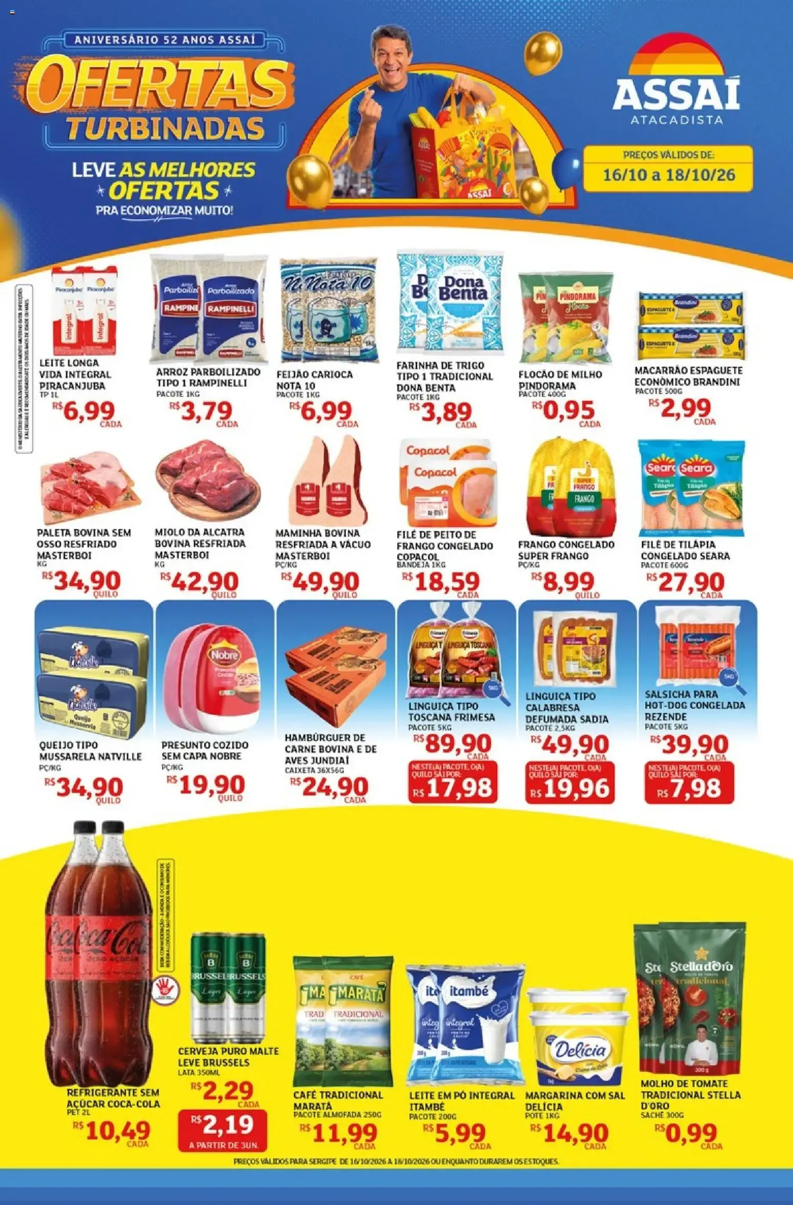 Encarte de Assaí Atacadista - Ofertas Turbinadas 16 de outubro até 18 de outubro 2026 - Pagina 1