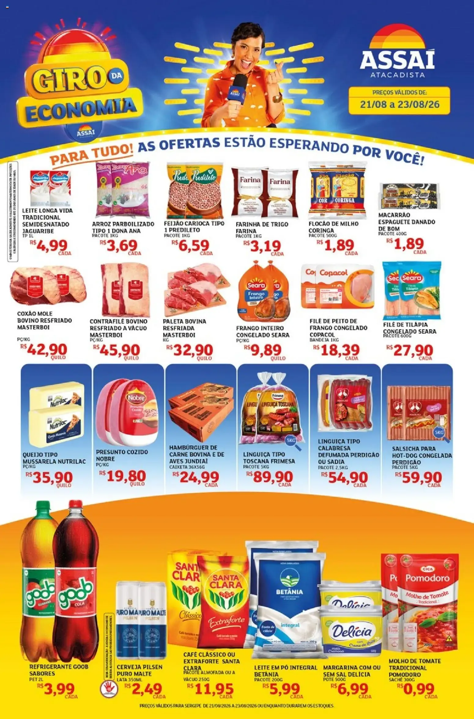 Encarte de Giro da Economia - Assaí Atacadista 21 de agosto até 23 de agosto 2026 - Pagina 1