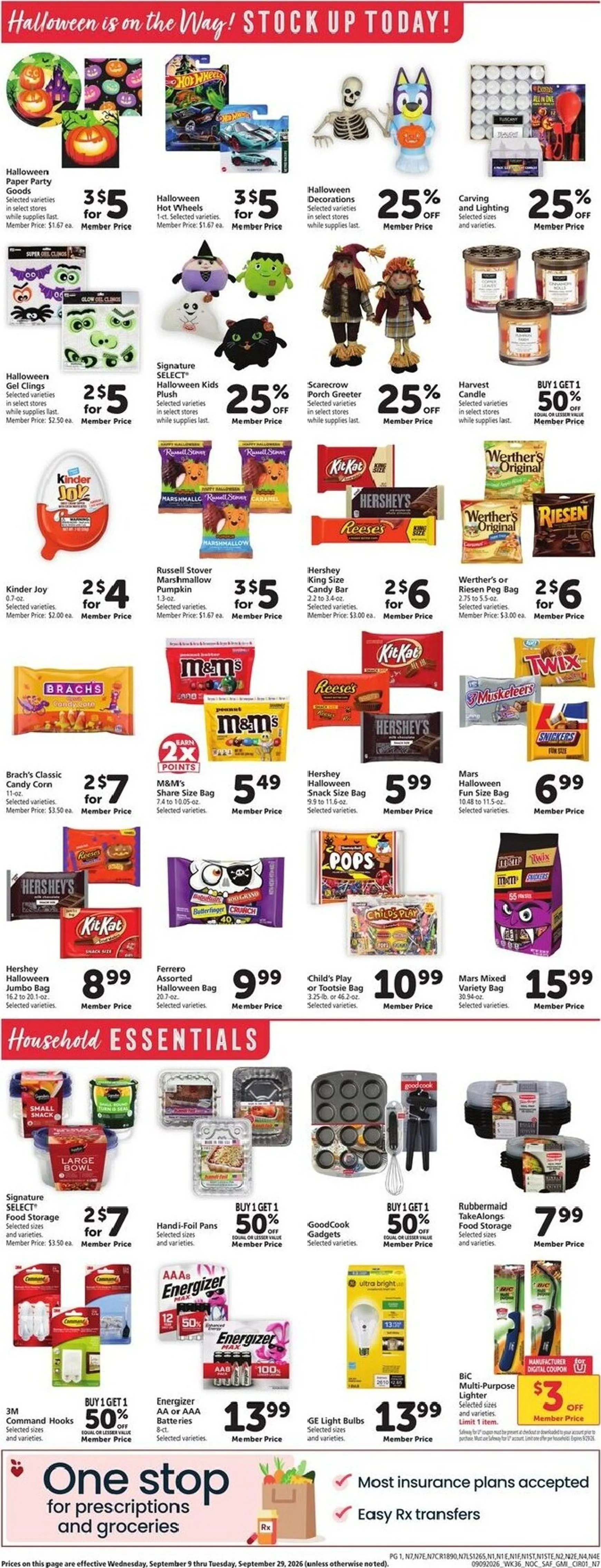 Weekly ad Current Safeway leaflet valid from Wednesday 09/09/2026 to Tuesday 09/15/2026 from September 9 to September 15 2026 - Page 8