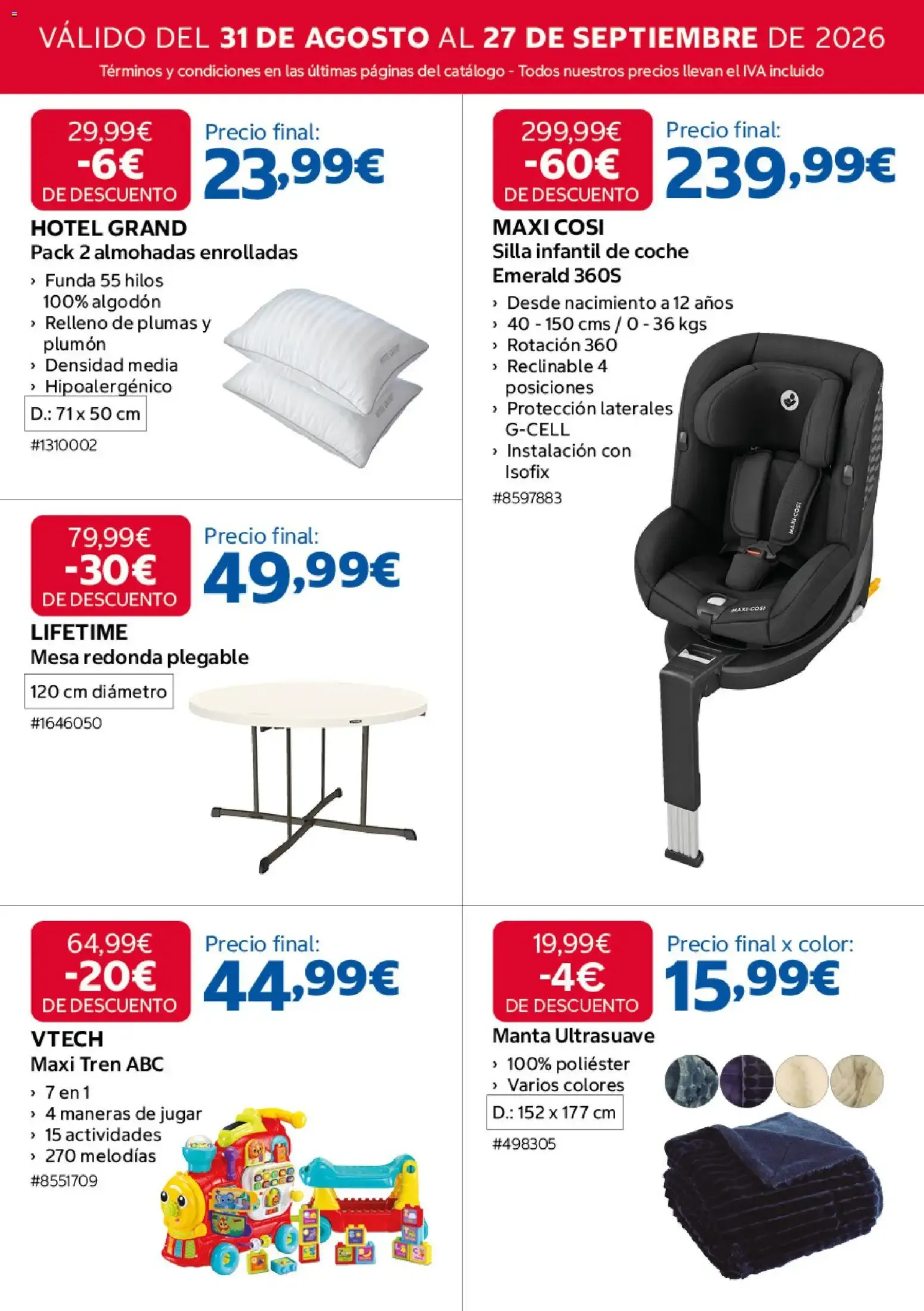 Catálogo de Costco Wholesale: Más de 1000€ en Ahorros para Socios 31 de agosto al 27 de septiembre 2026 - Página 5