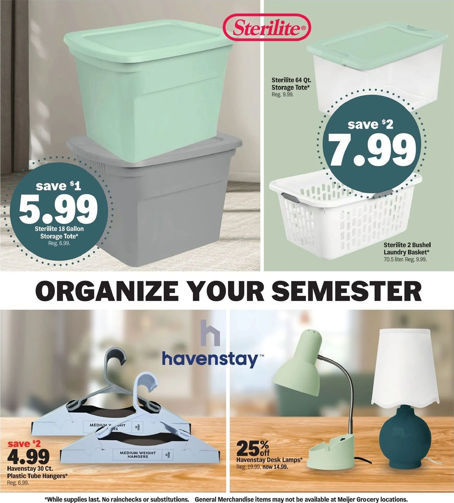 Weekly ad Current Meijer - College Vibes leaflet valid from Wednesday 08/05/2026 to Tuesday 08/11/2026 from August 5 to August 11 2026 - Page 3