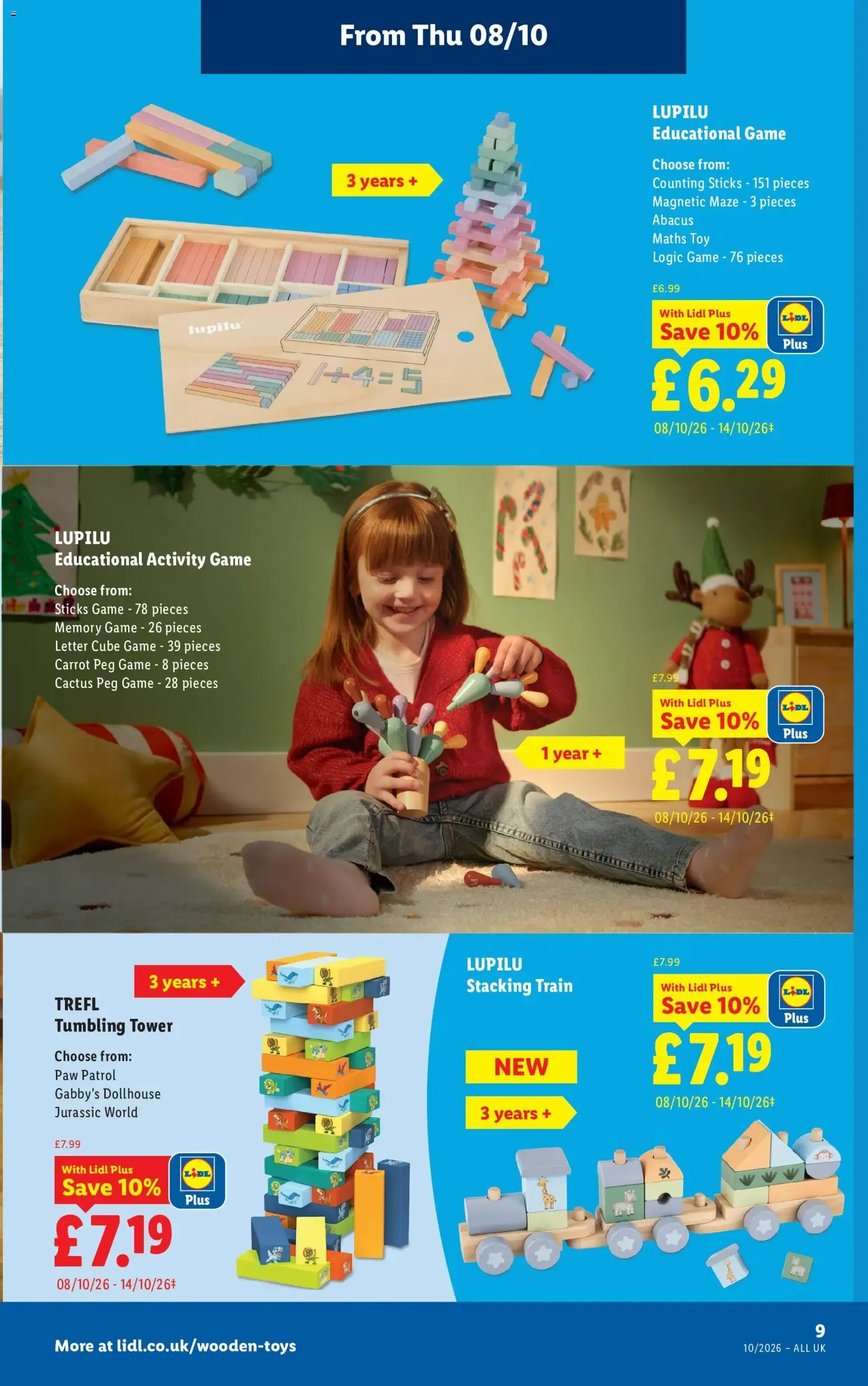Lidl Wooden Toy Event from 8 October to 14 October 2026 - Catalogue Page 9