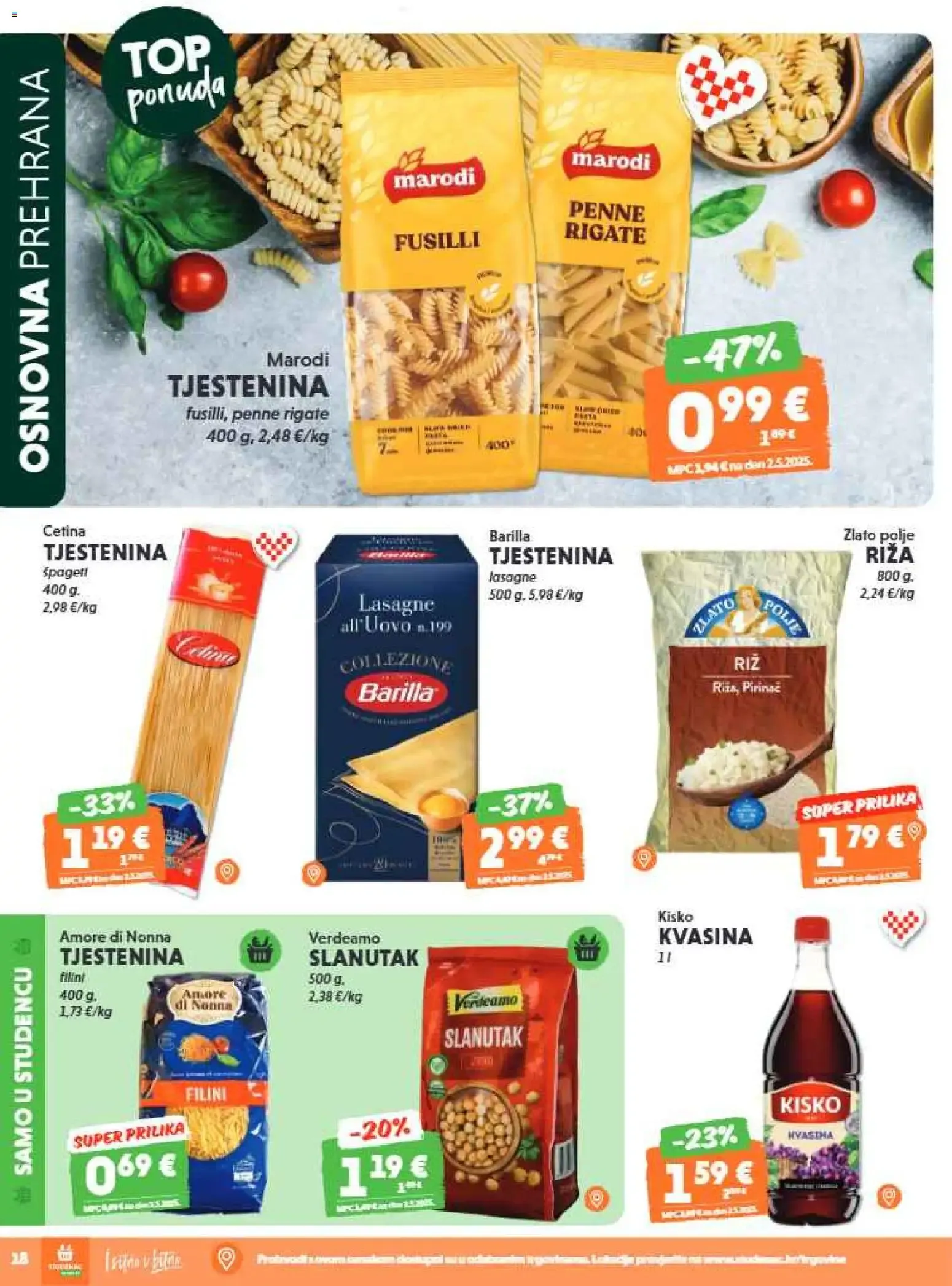 Katalog Studenac Market: Tjedna Akcija od 29. srpnja do 11. kolovoza 2026. - Pregled Stranica 18