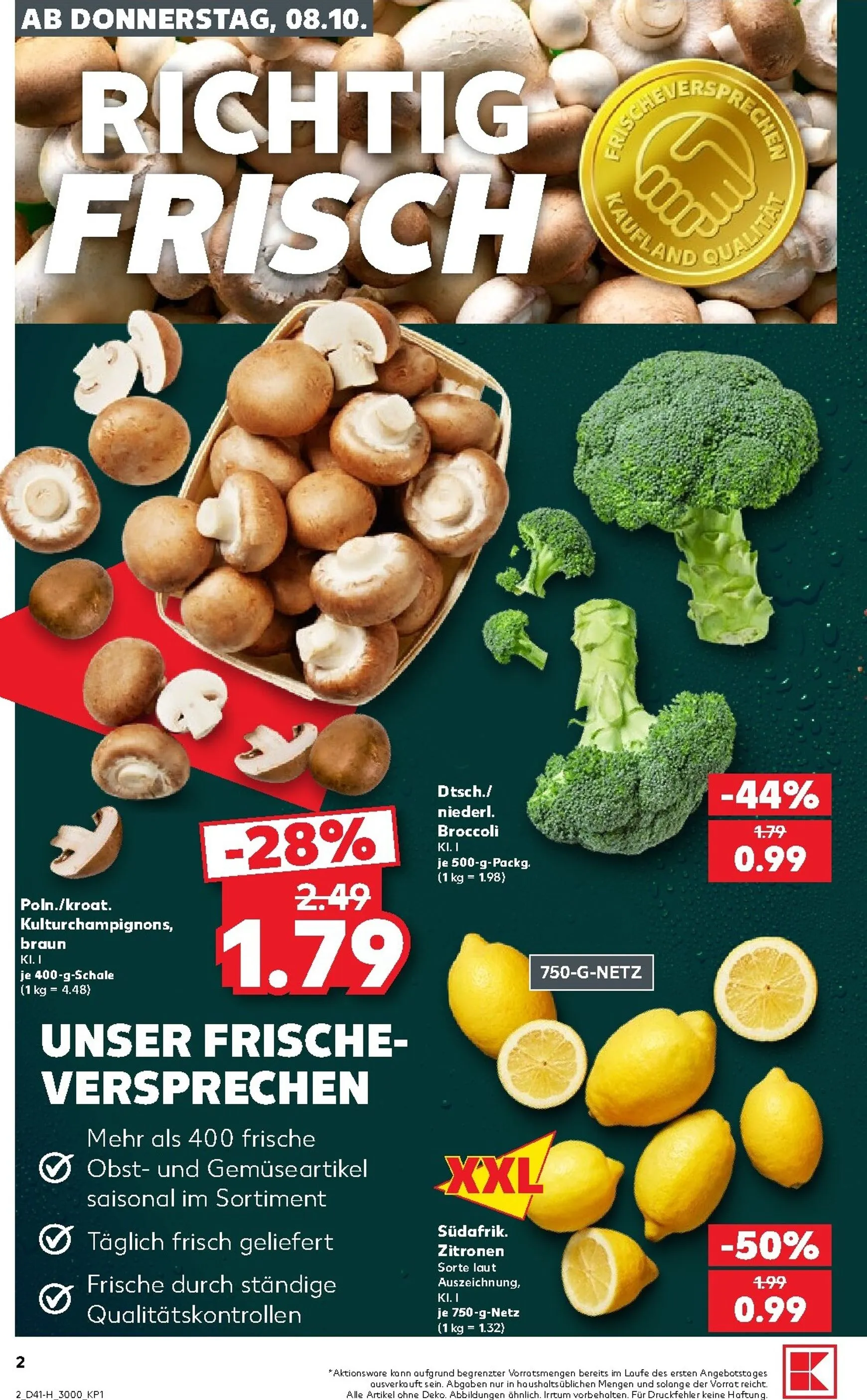 Kaufland - Neckarsulm Prospekt nächste Woche – von Donnerstag 08.10.2026 bis Mittwoch 14.10.2026 von 8. Oktober bis 14. Oktober 2026 - Prospekt seite 2