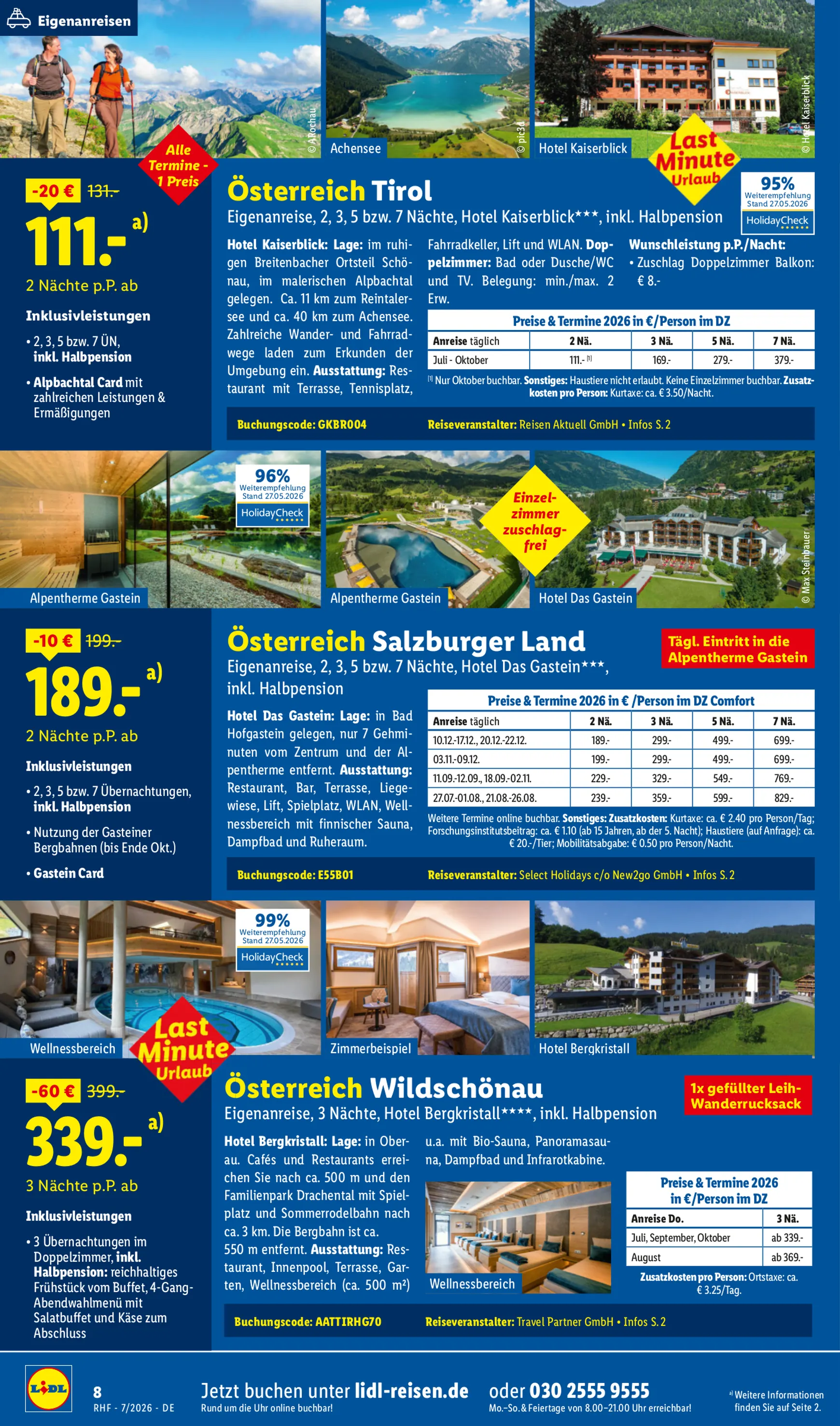 Lidl Reisen: Traumstrände entdecken von 1. Juli bis 31. Juli 2026 - Prospekt seite 8
