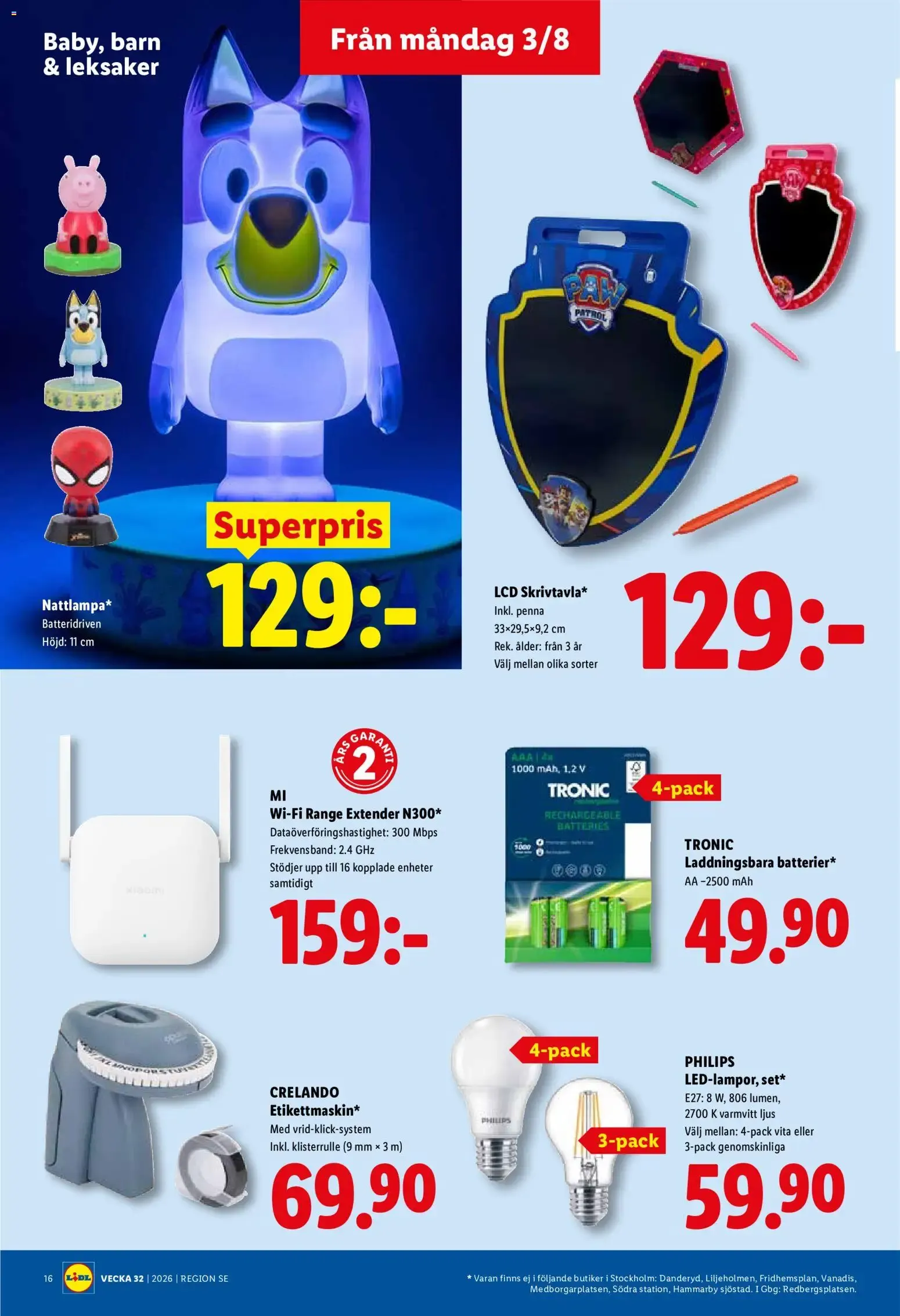 Lidl erbjudanden från 03/08/2026 - 09/08/2026 > Reklamblad nuvarande rabatter från 3 augusti till 9 augusti 2026 - Reklamblad sidor 18