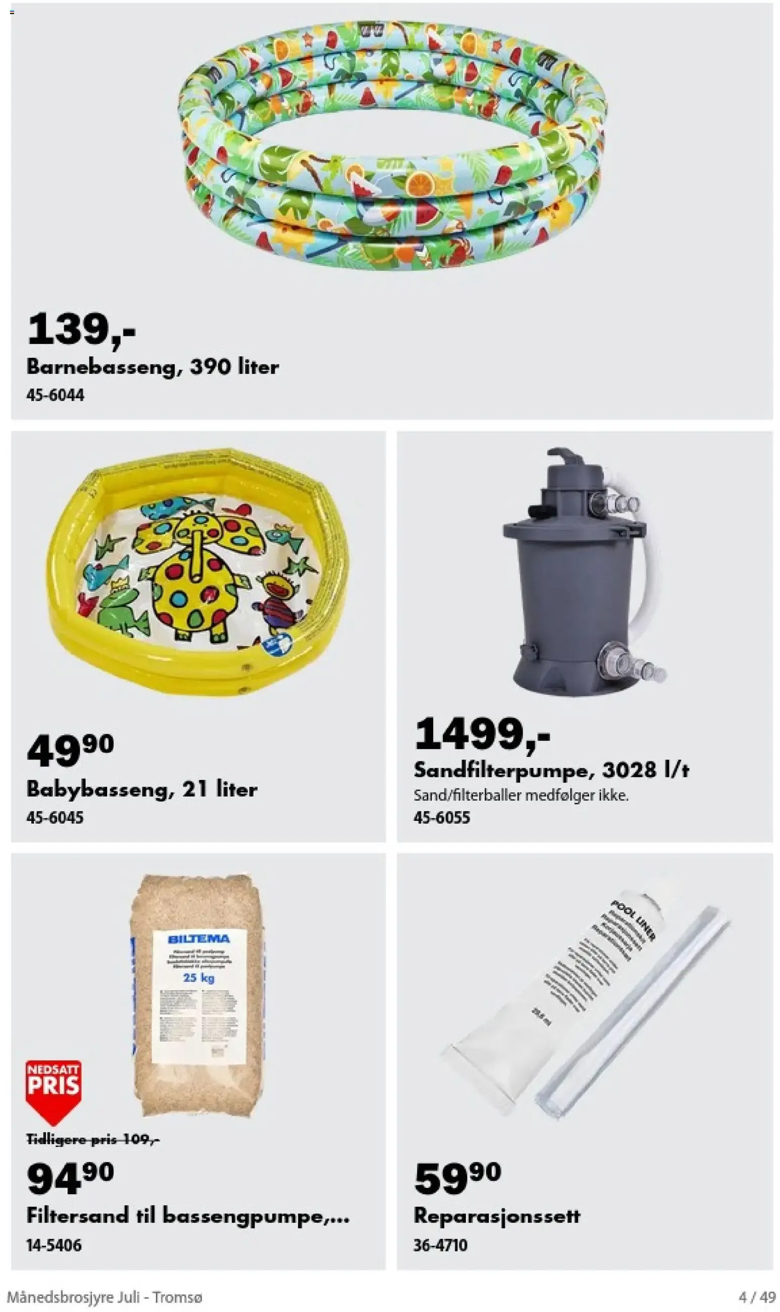 Biltema Månedsbrosjyre Juli - National (01/07/2026 - 30/07/2026) - Kundeavis og tilbud fra 1. juli til 30. juli 2026 - kundeavisside 4