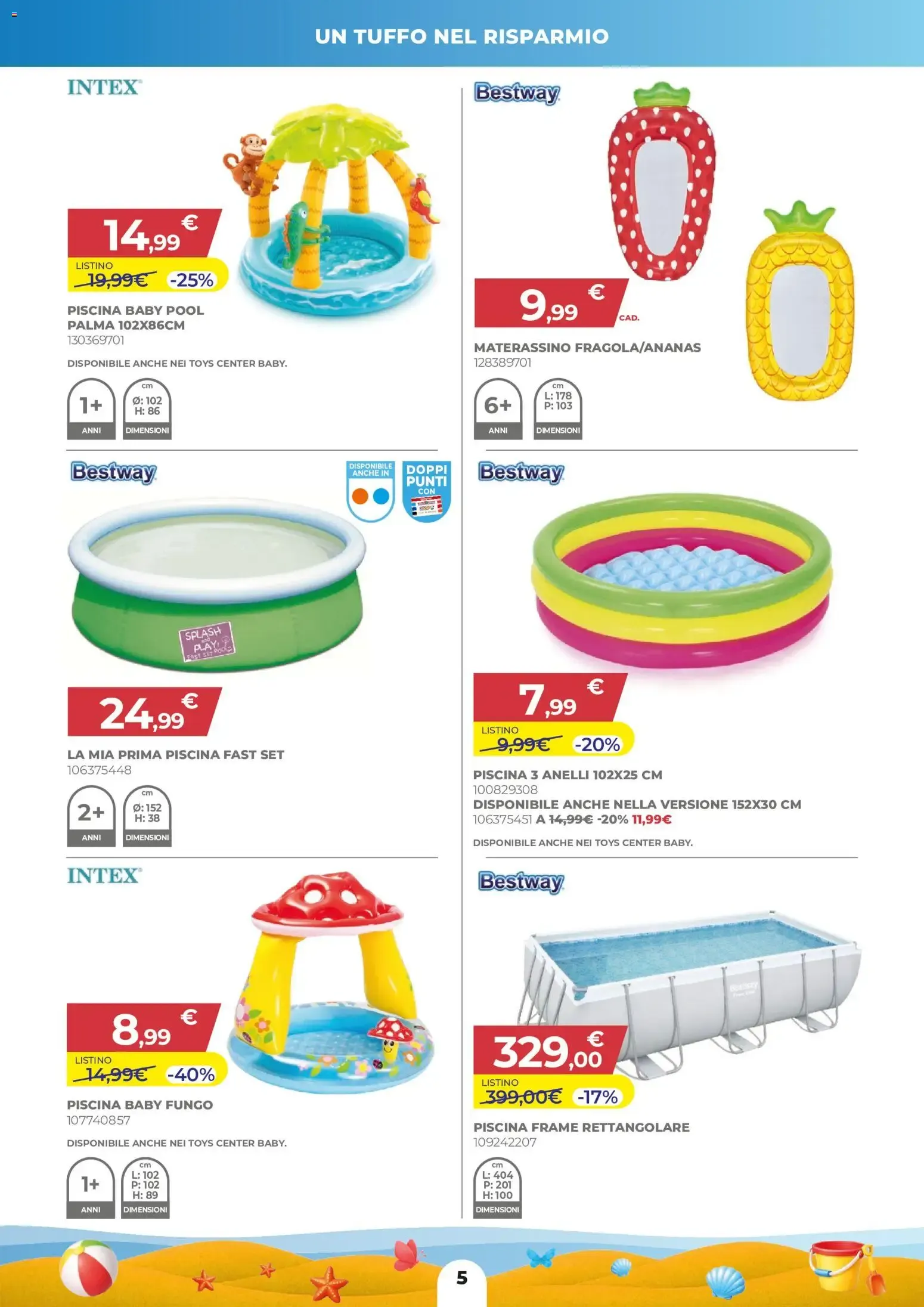 Toys Center - Un tuffo nel risparmio da 28 maggio a 24 giugno di 2026 - Pagina del volantino 5