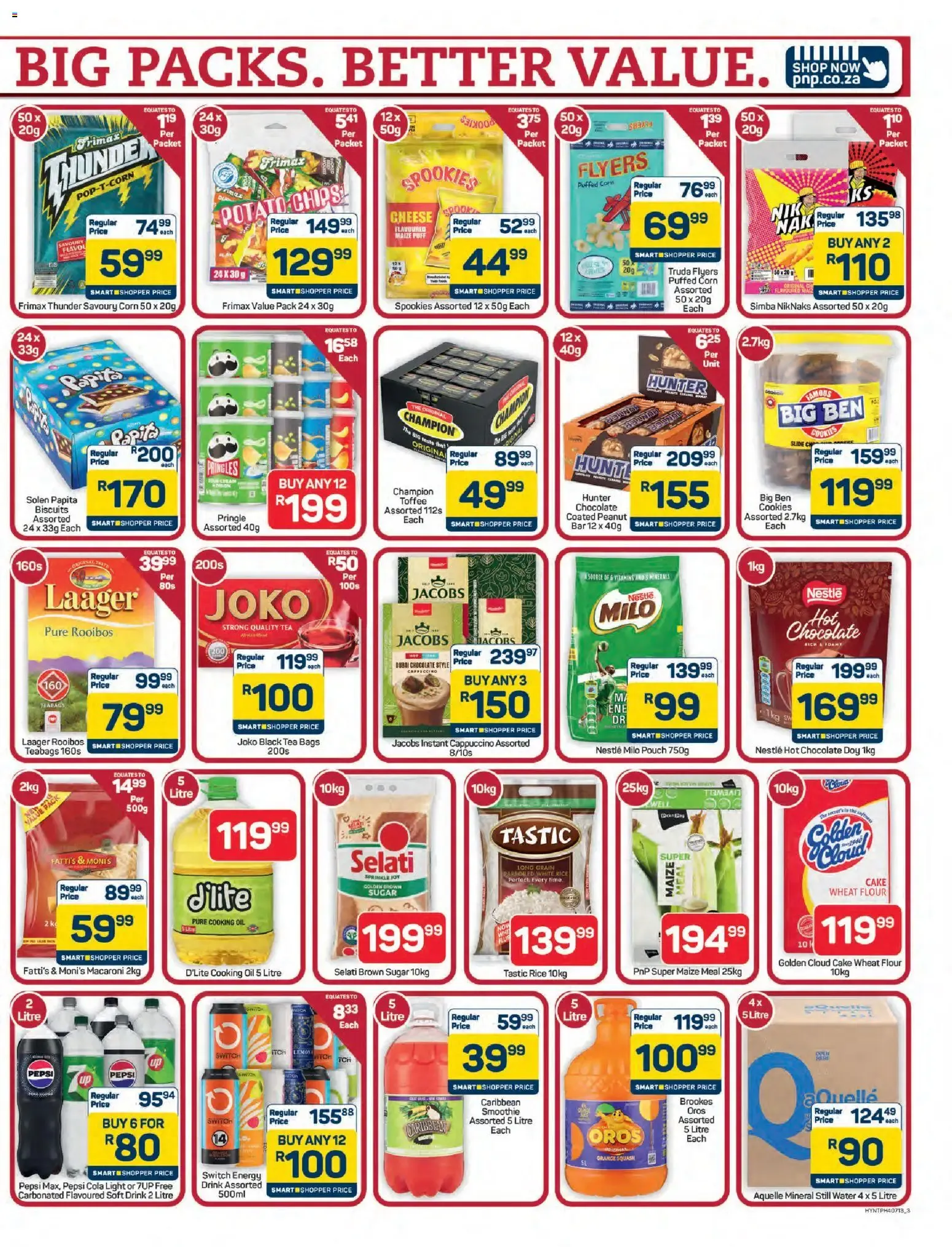 Pick n Pay - Hypermarket Bulk Specials (15/06/2026 - 06/07/2026) Online from 15 June to 6 July 2026 - Catalogue Page 3