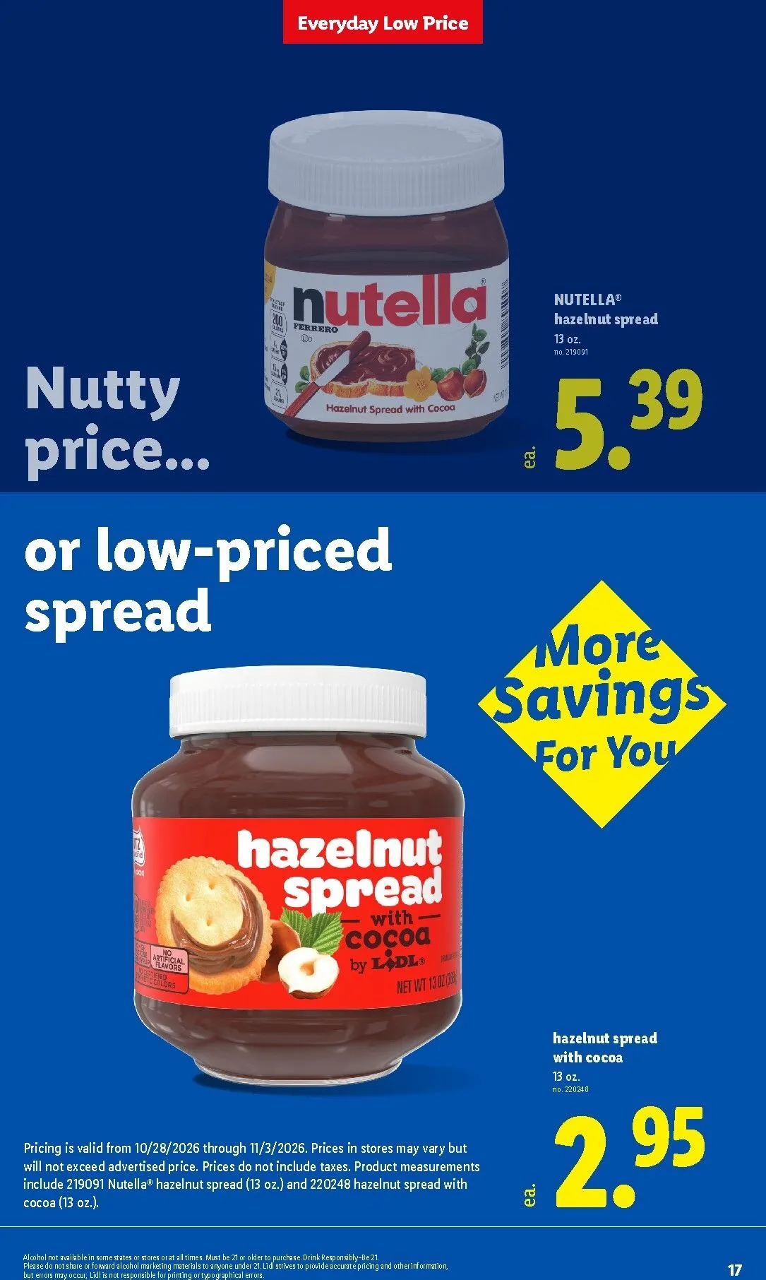 Weekly ad Future Lidl flyer valid from Wednesday 10/28/2026 to Tuesday 11/03/2026 from October 28 to November 3 2026 - Page 17
