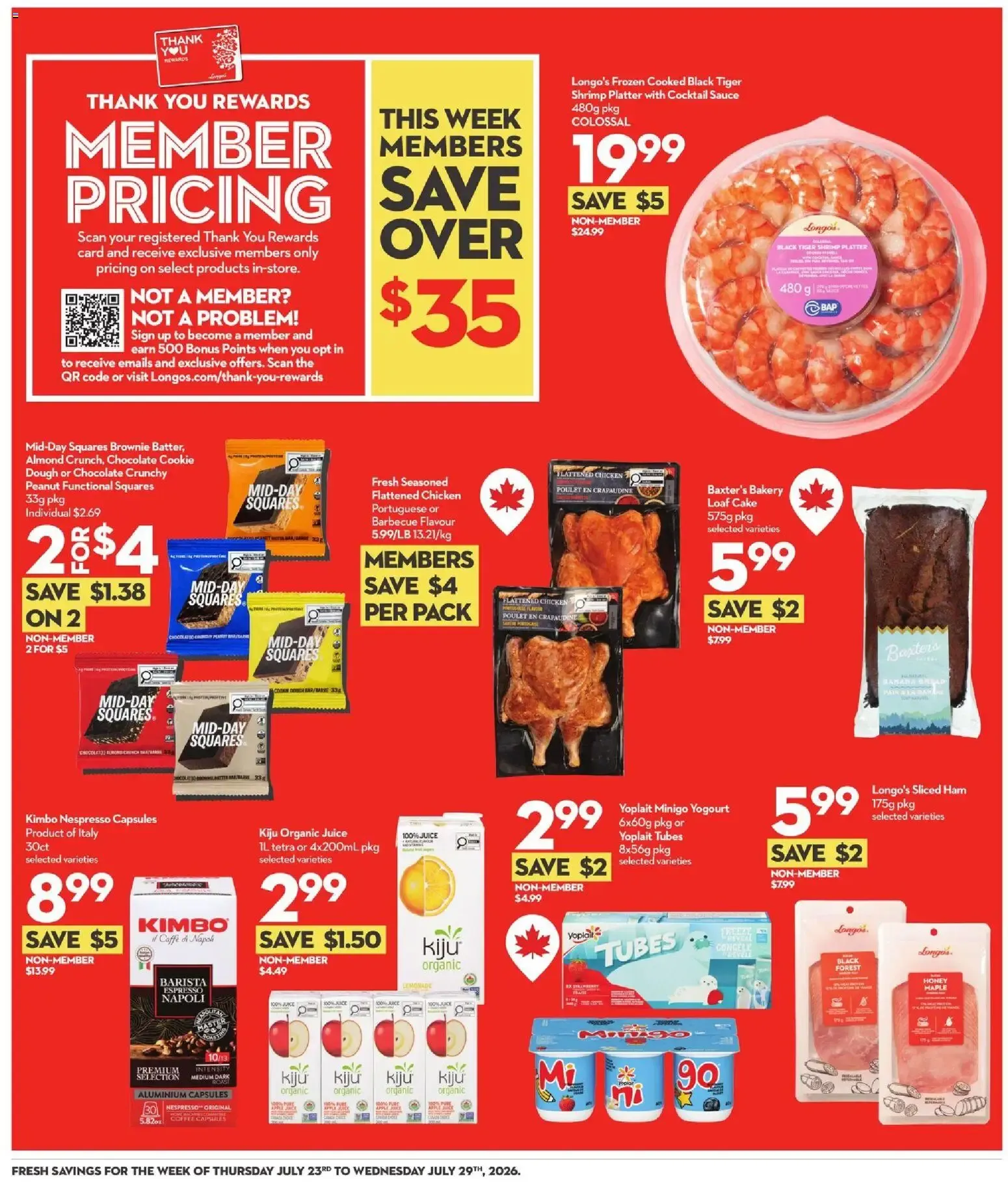 Longo's weekly flyer / circulaire from Jul 23, 2026 > weekly specials & deals from July 23 to July 29 2026 - flyer page 3