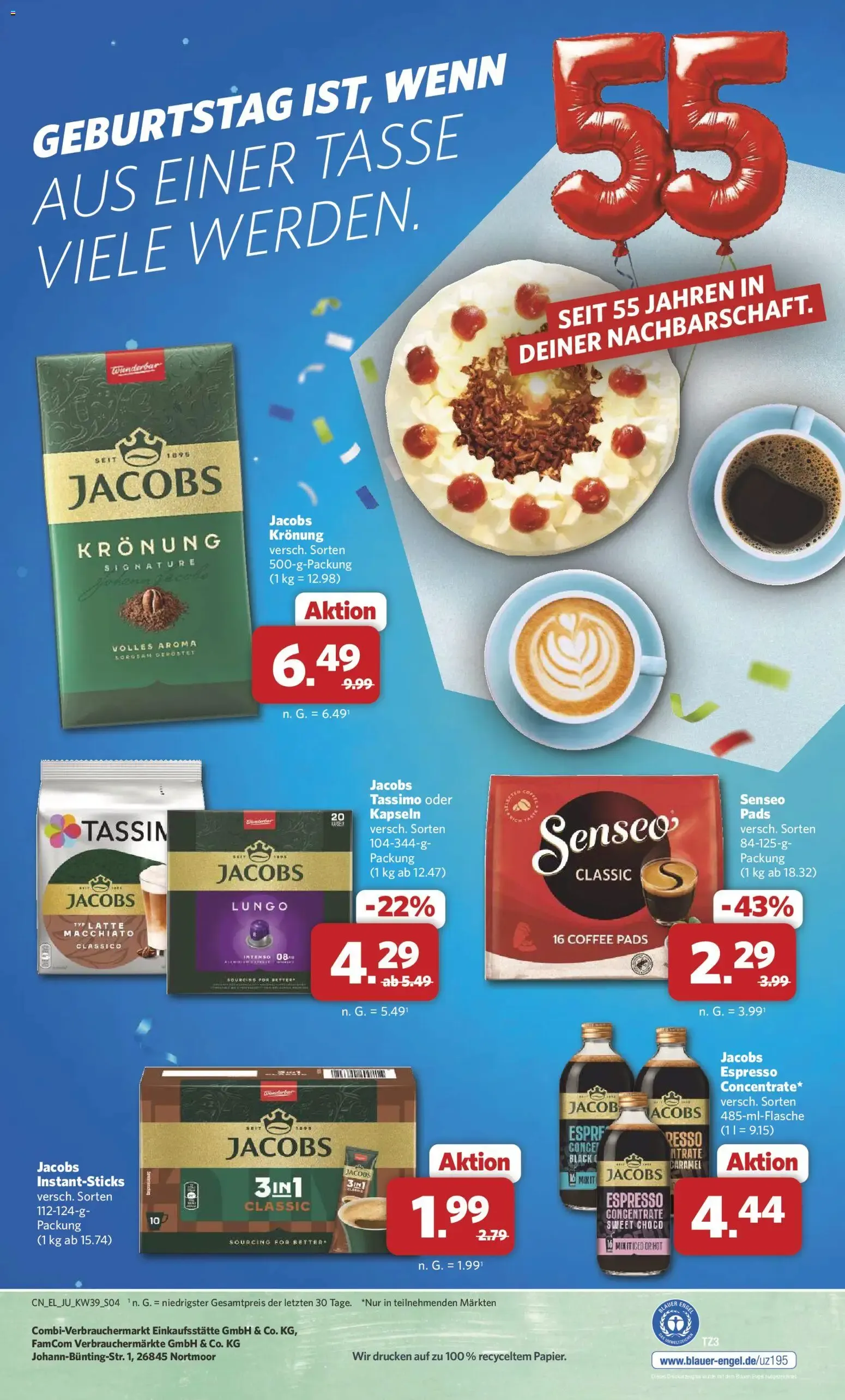 Combi: 55 Jahre Jubiläum mit Sonderangeboten von 21. September bis 26. September 2026 - Prospekt seite 4