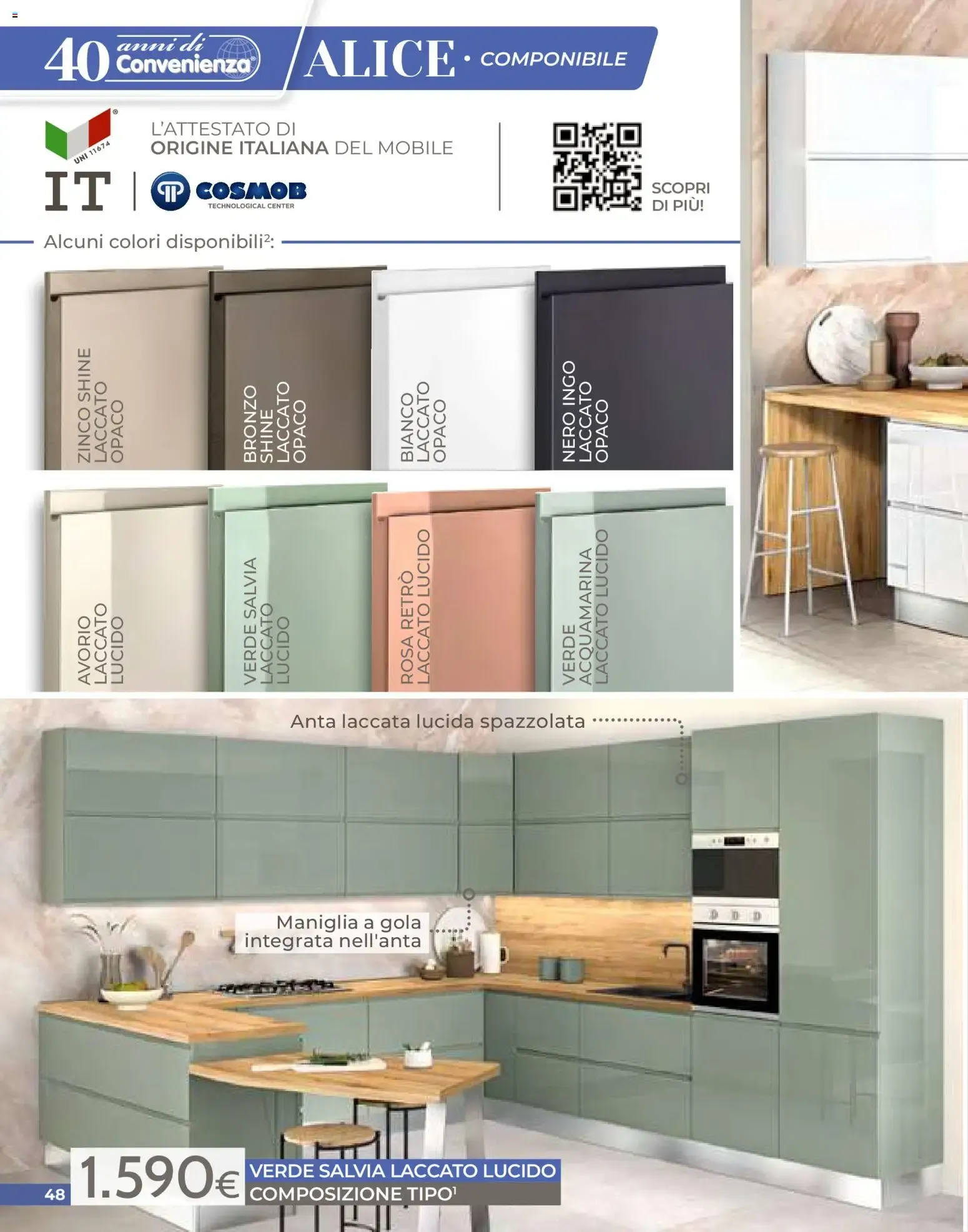 Mondo Convenienza - Speciale Cucine da 1 aprile a 30 giugno di 2026 - Pagina del volantino 48
