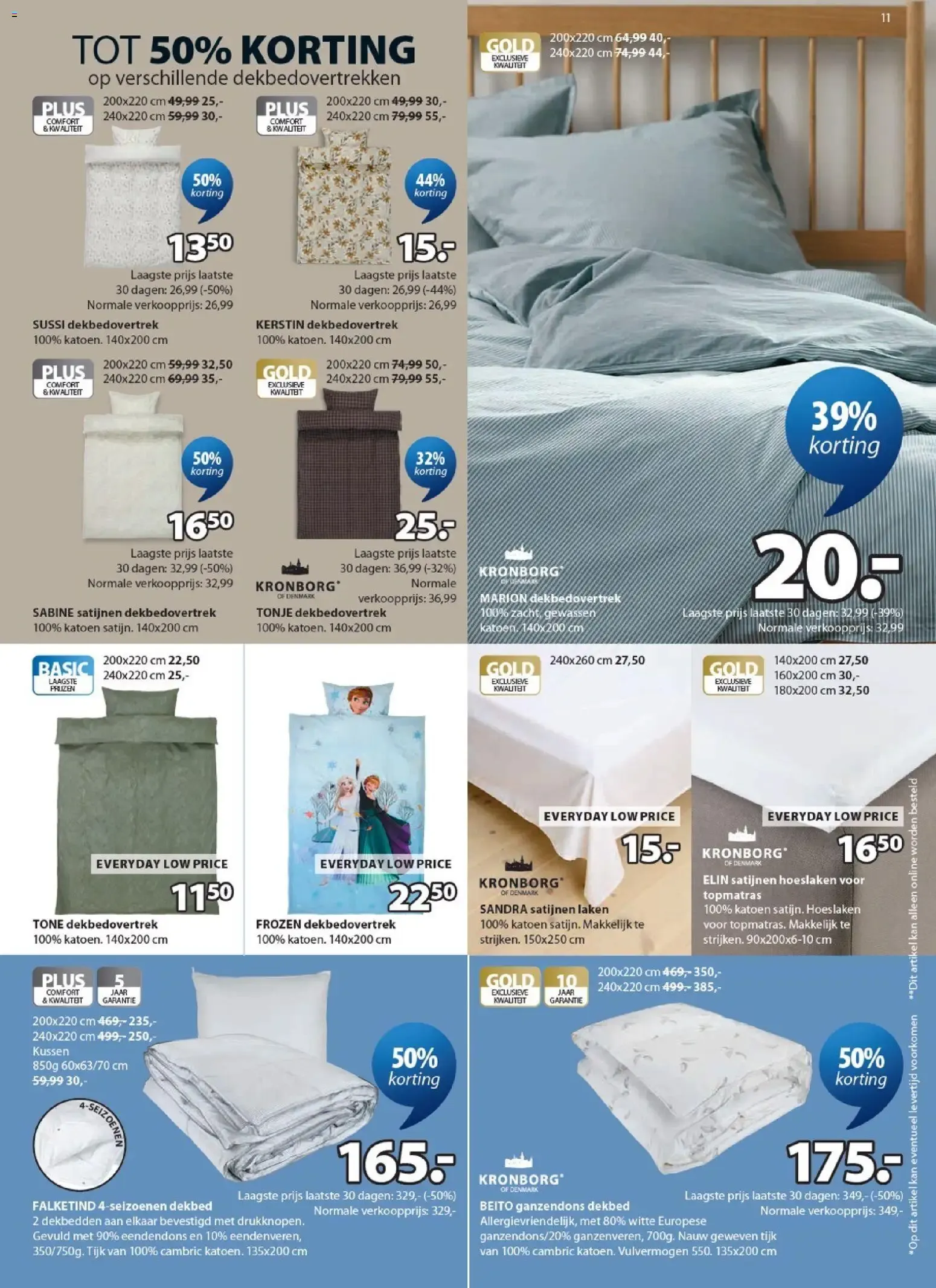 JYSK: Geweldige aanbiedingen voor je huis TOT 60% KORTING / Woondeals van 24 september tot 23 oktober 2026 - Folder pagina 11