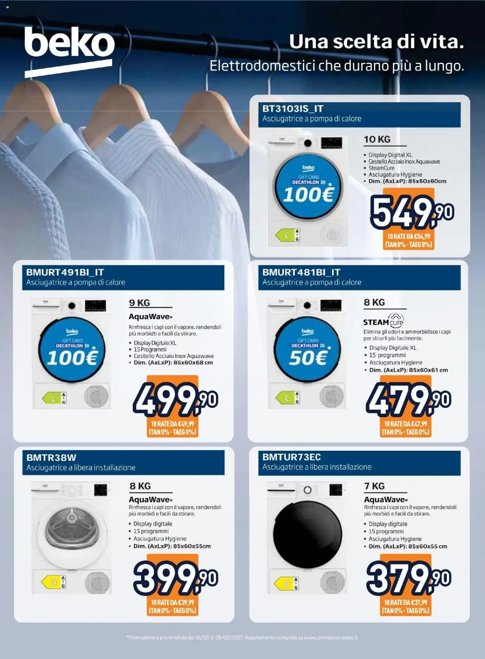 Nuovo Unieuro volantino Asciugatura dal 16/10/2026 > offerte anteprima 🛍️ da 16 ottobre a 1 novembre di 2026 - Pagina del volantino 8