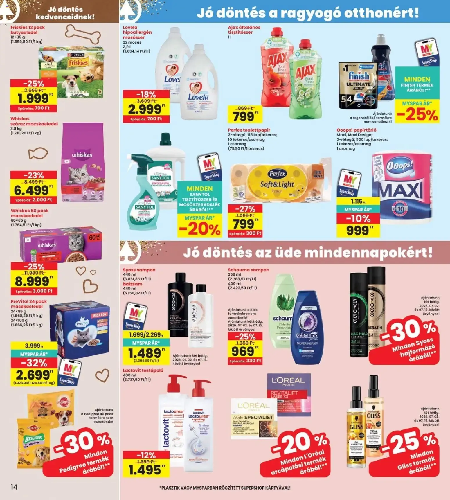 Katalógus INTERSPAR Szülinapi akciók és szuper árak! július 9.-tól július 15.-ig 2026. - Oldal 14