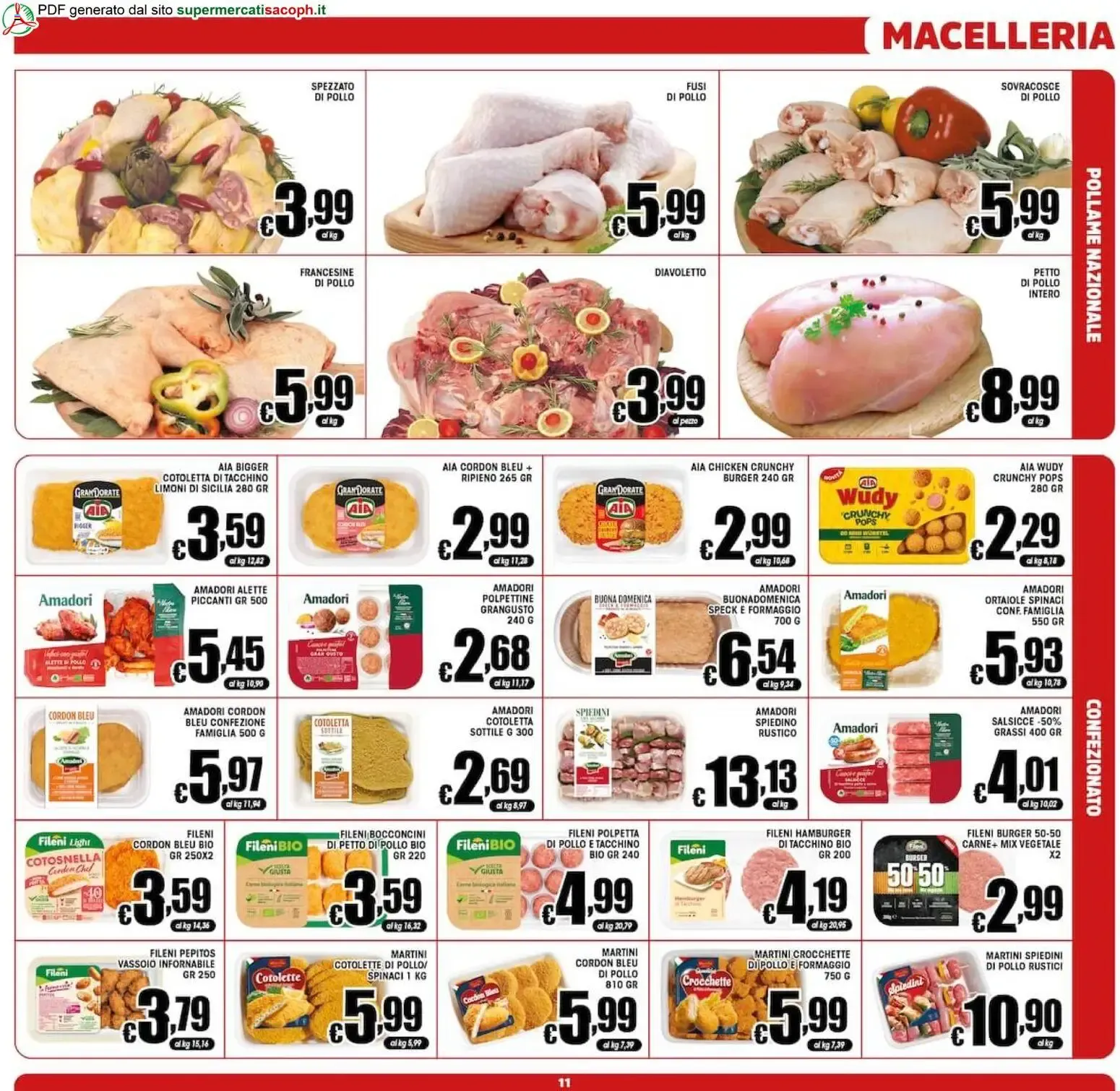 Sacoph volantino dal 02/10/2026 - online Offerte da 2 ottobre a 13 ottobre di 2026 - Pagina del volantino 11