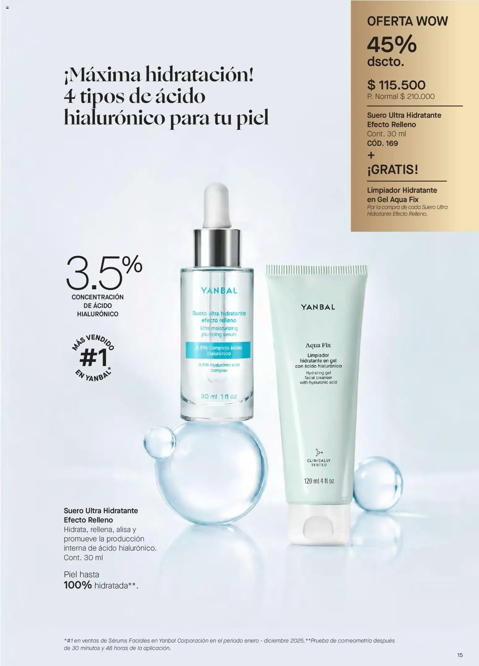 Catalogo de Yanbal - Colombia C11/2026: Sin arrugas, sin agujas Nuevo Genactive Sérum Filler Antiarrugas 10 de octubre al 6 de noviembre 2026 - Pag 15