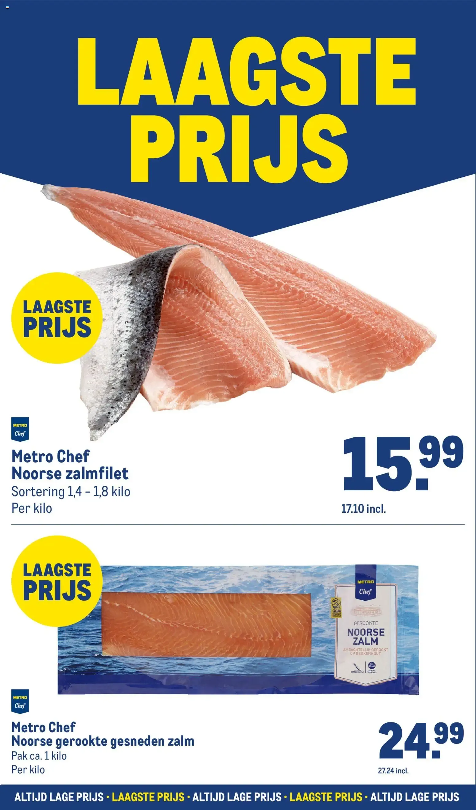 Makro Laagste Prijs: Salmón Noruego van 30 juli tot 31 augustus 2026 - Folder pagina 16