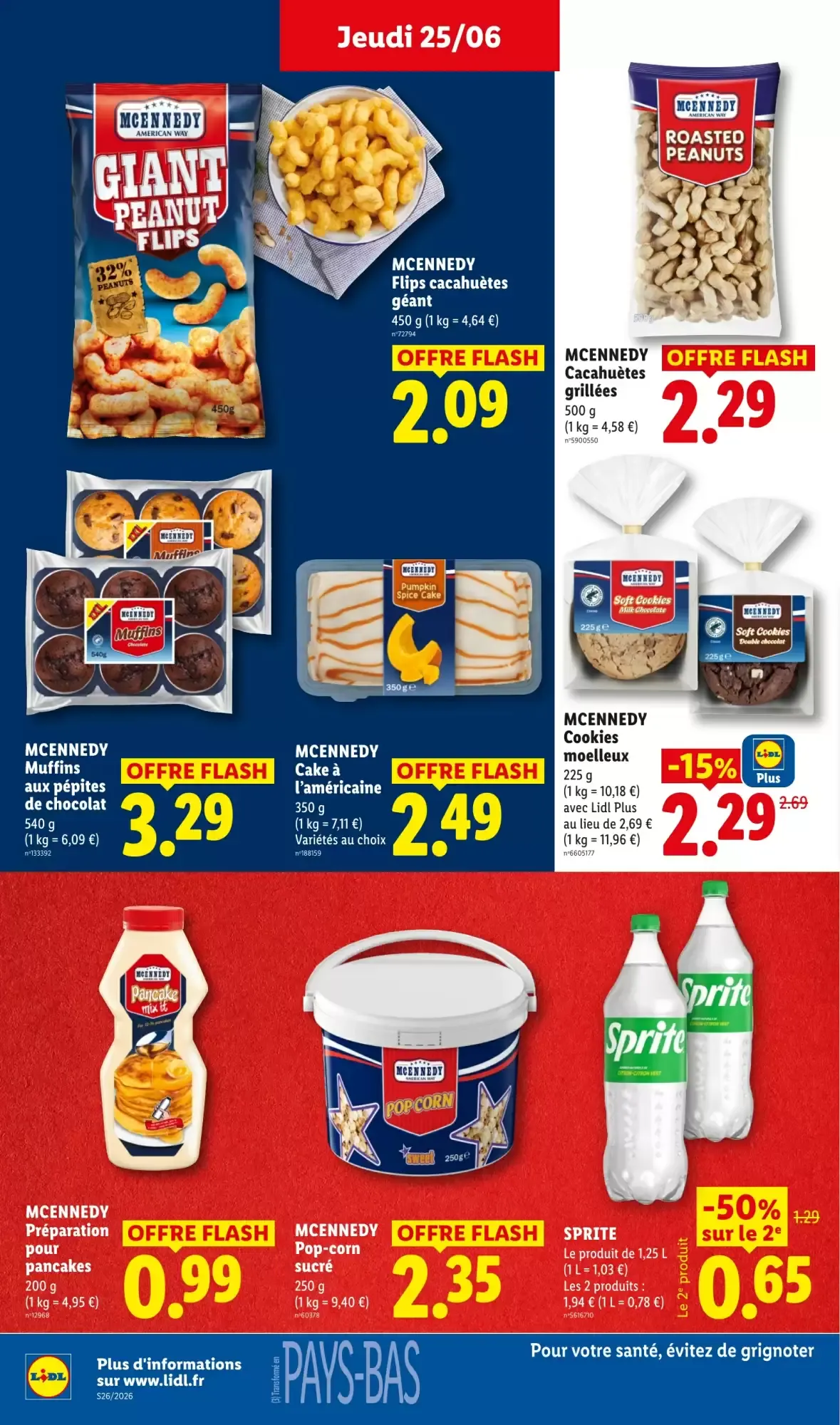Lidl - Supportez les Bleus! Crivit x Olivier Giroud du 25 juin au 1 juillet 2026 - Catalogue page 22