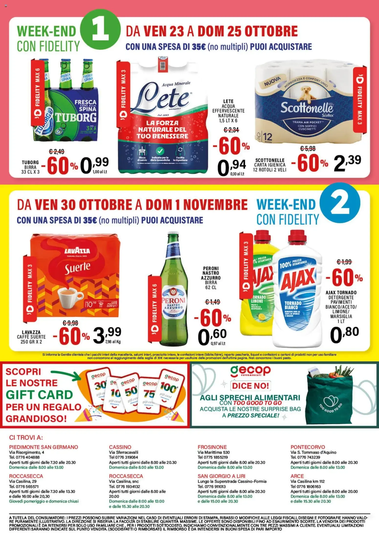 SOTTO COSTO FRESCHI da 19 ottobre a 1 novembre di 2026 - Pagina del volantino 20