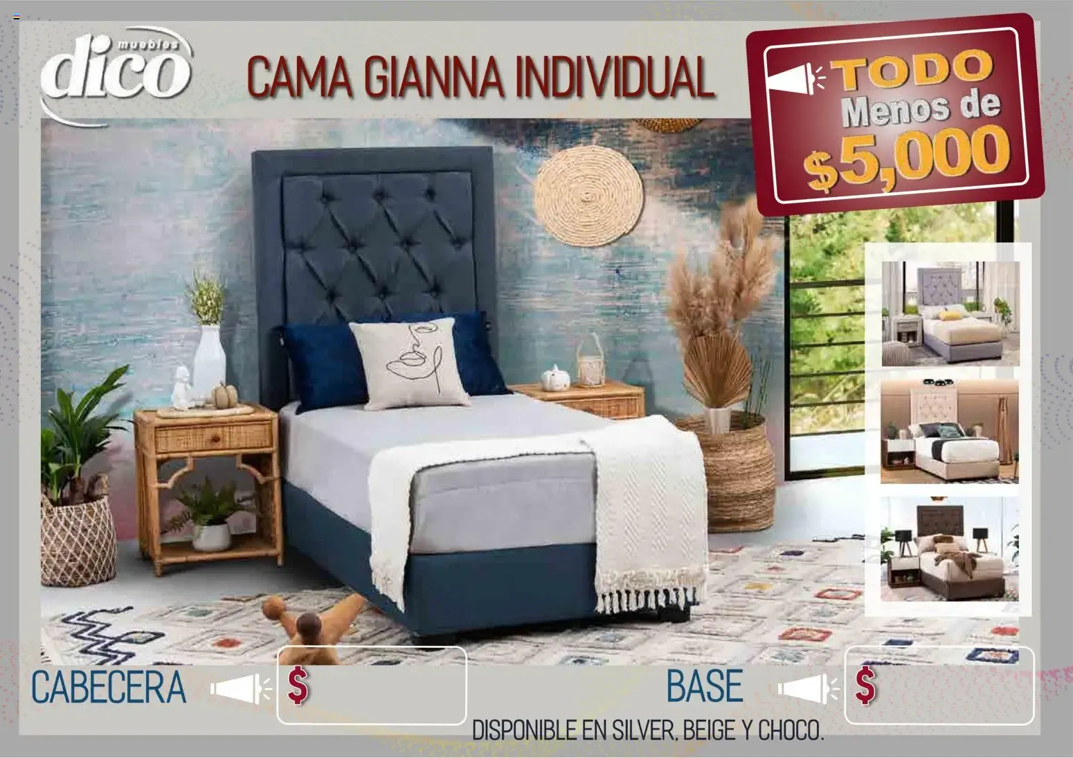Catálogo de Muebles Dico - Todo Menos de $5,000 9 de abril al 31 de diciembre 2026 - Pagina 4