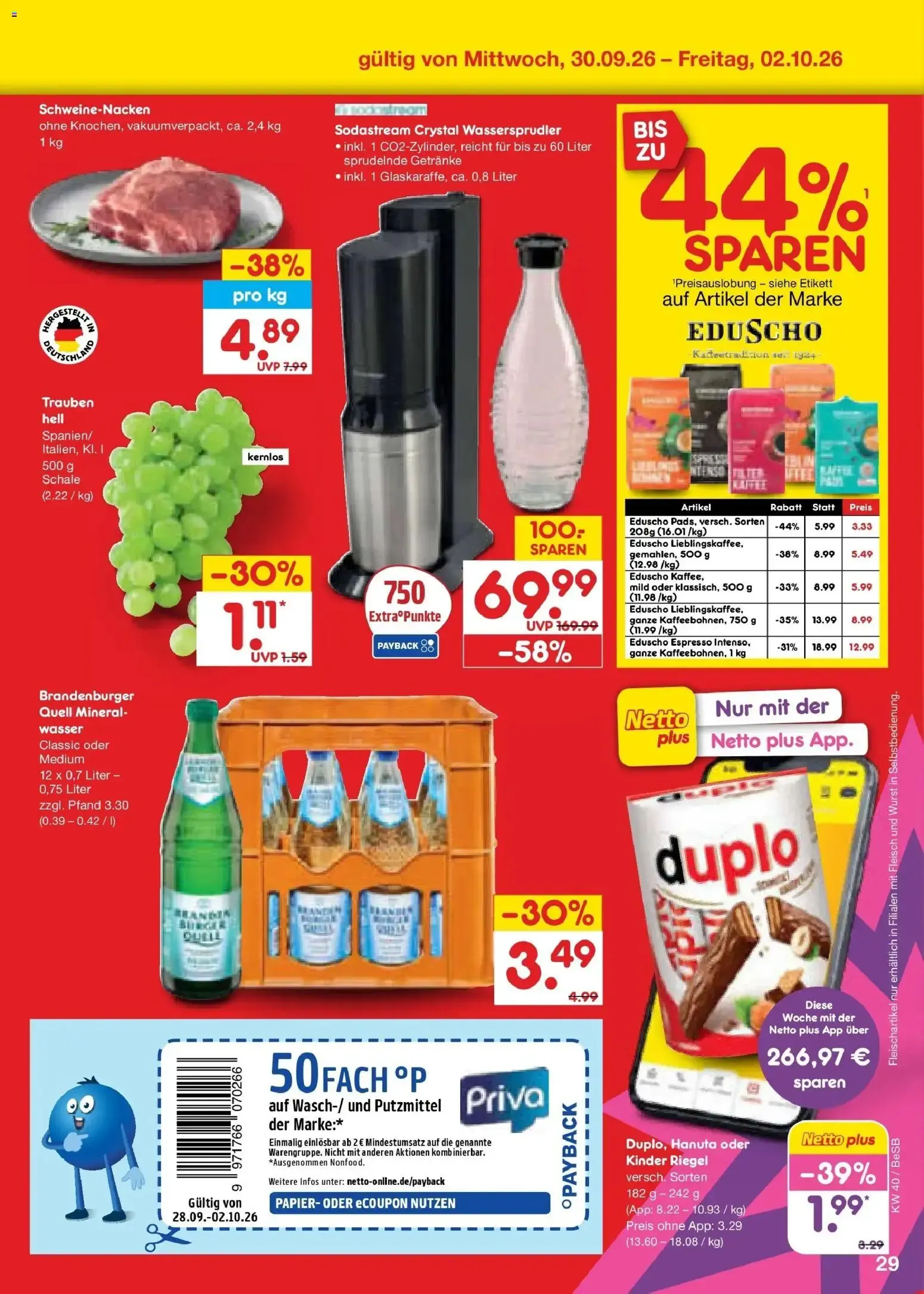 Netto Marken-Discount Prospekt Kremmen (ab 28.09.2026) » Angebote von 28. September bis 2. Oktober 2026 - Prospekt seite 38