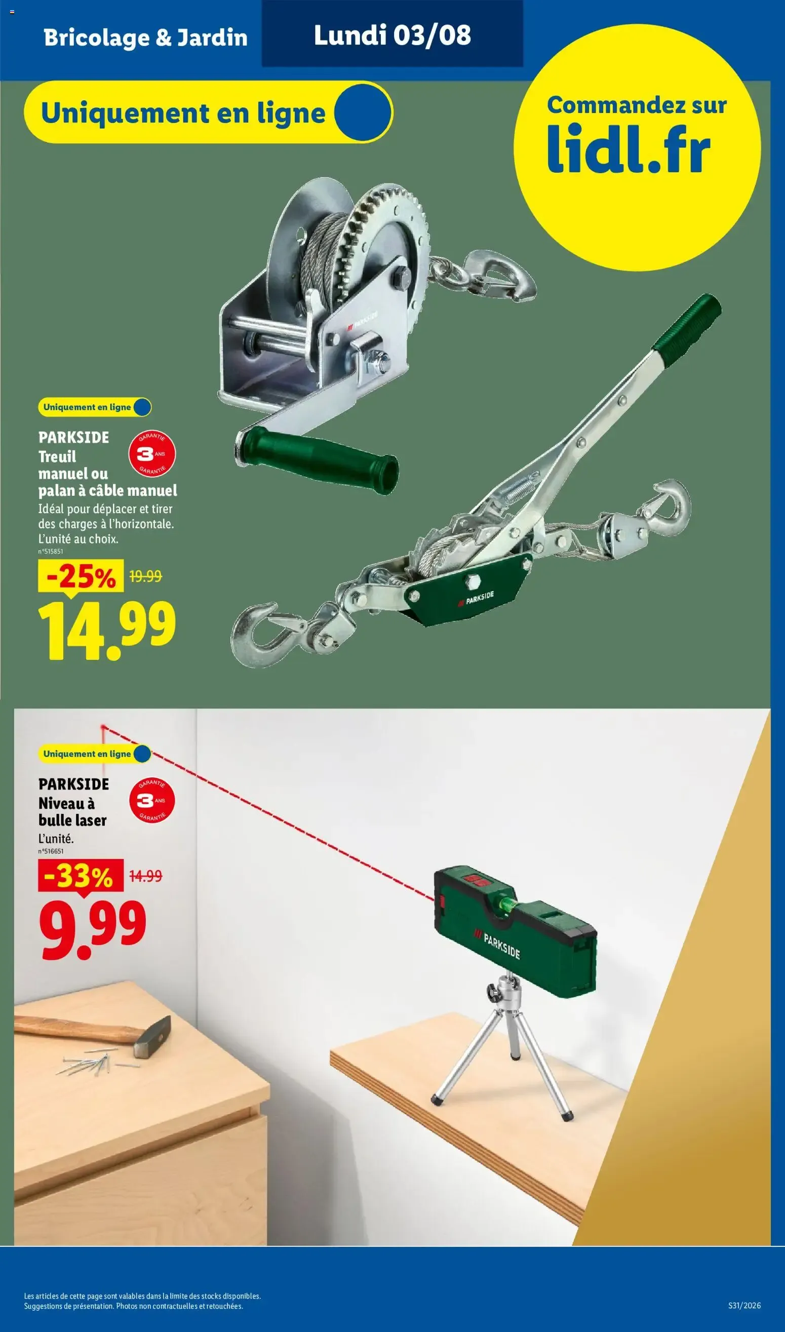 Catalogue LIDL du 03/08/2026 | Promo prospectus en ligne du 3 août au 6 août 2026 - Catalogue page 3