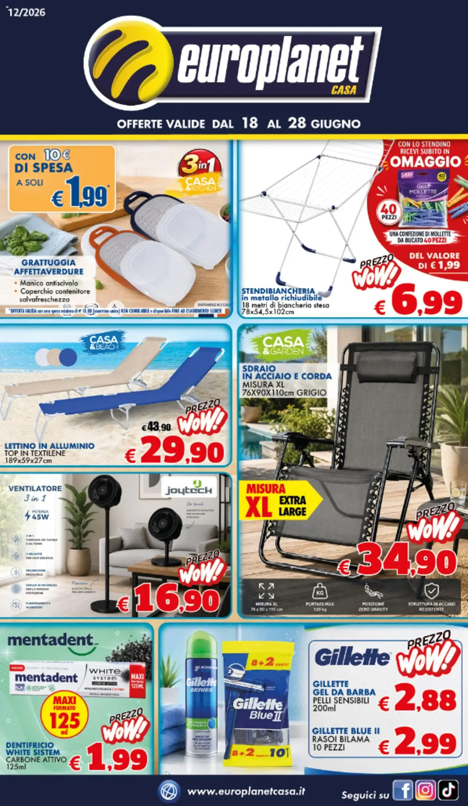 Nuovo Europlanet Casa volantino dal 18/06/2026 > offerte anteprima 🛍️