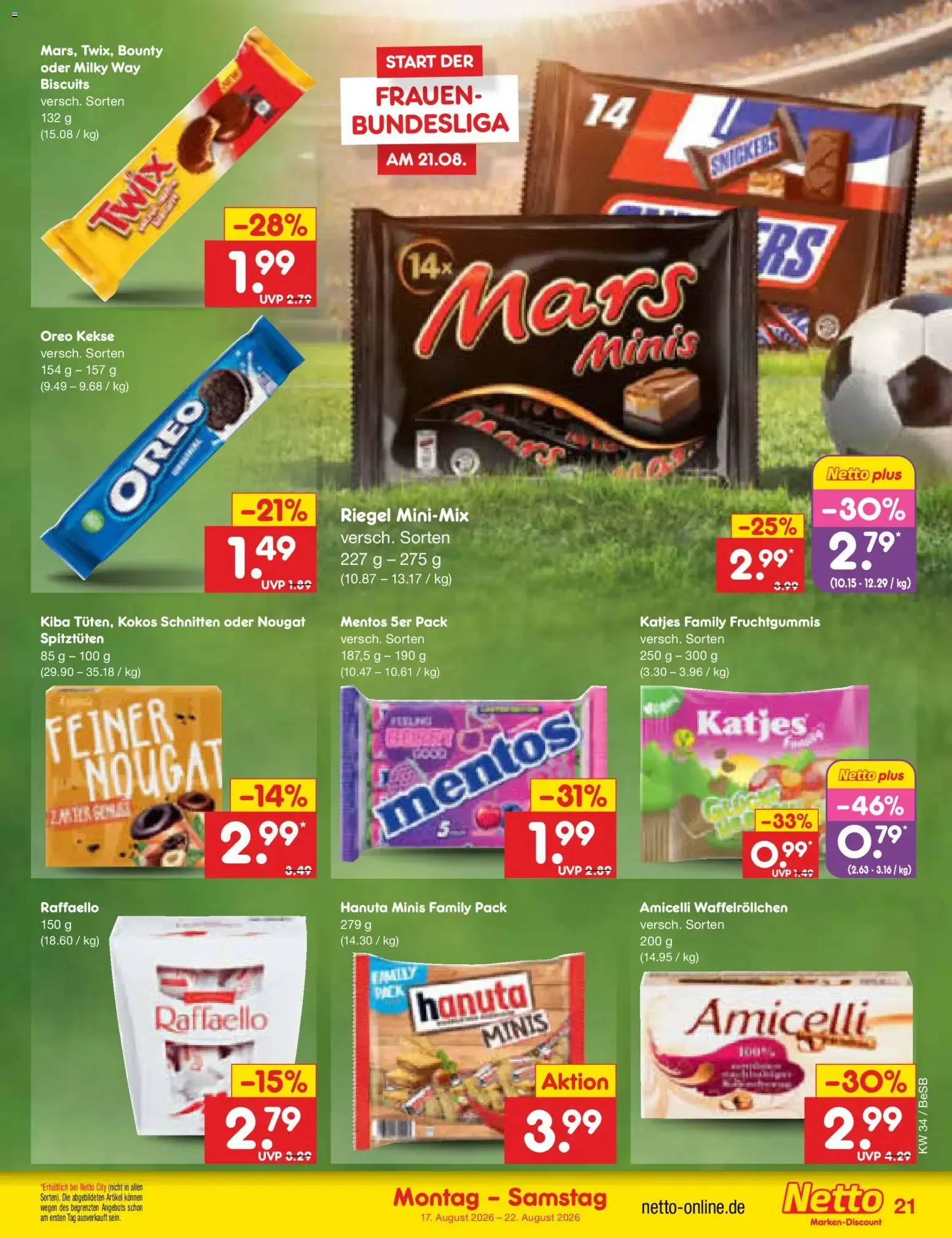 Netto Marken-Discount Prospekt (ab 17.08.2026) » Angebote von 17. August bis 22. August 2026 - Prospekt seite 27