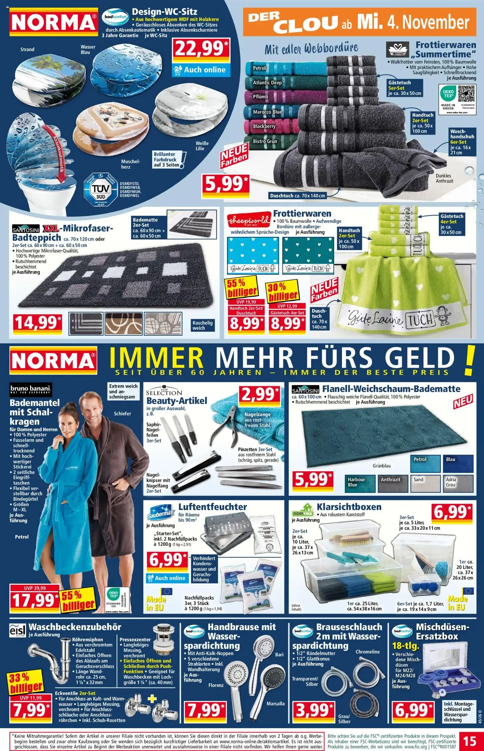 Norma Prospekt (ab 02.11.2026) zum blättern » Angebote von 2. November bis 8. November 2026 - Prospekt seite 15