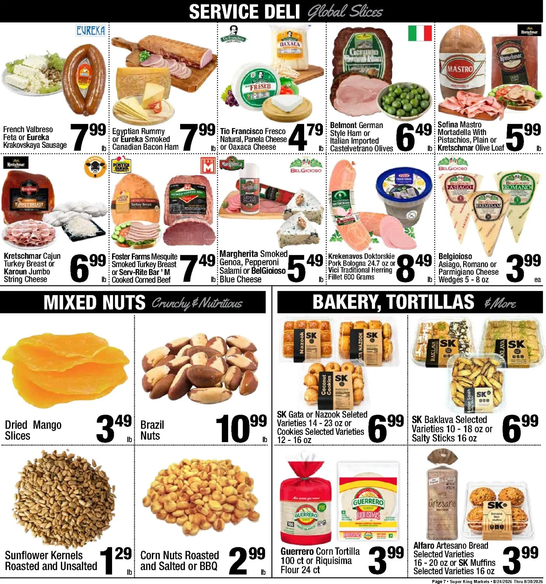 Weekly ad Current Super King leaflet valid from Monday 08/24/2026 to Sunday 08/30/2026 from August 24 to August 30 2026 - Page 7