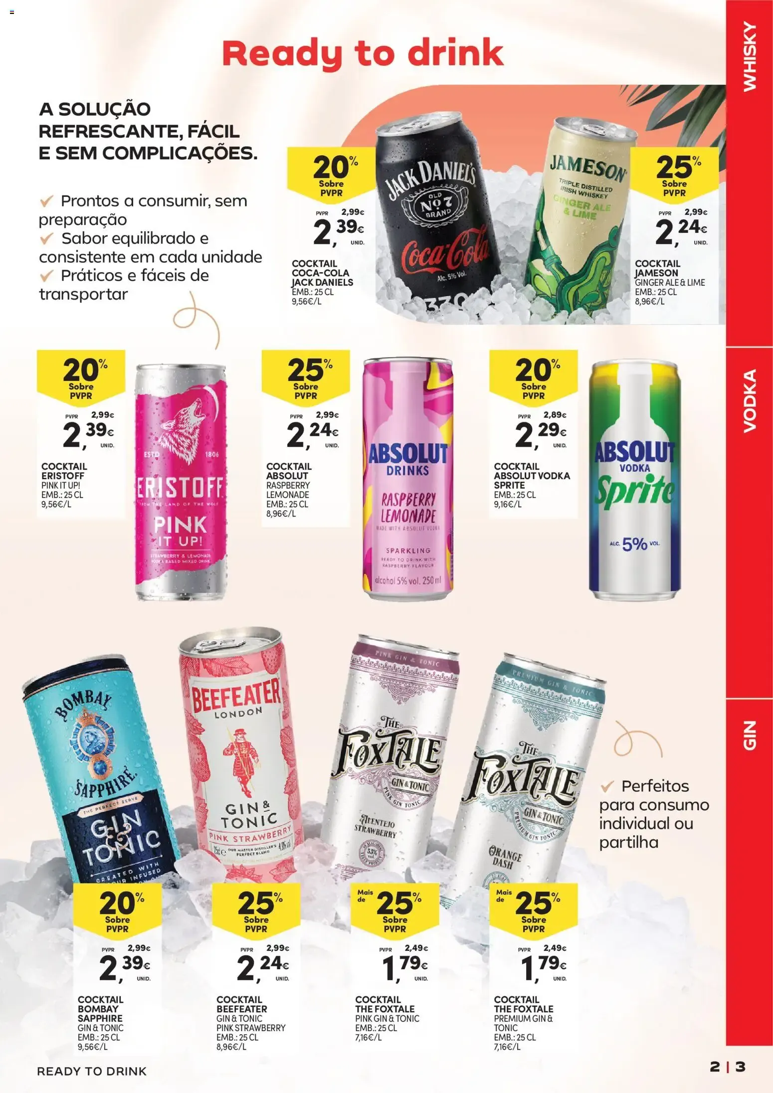 Folheto Continente - Cocktails » de 14/07/2026 - 09/08/2026 de 14 de julho até 9 de agosto 2026 - Pagina 3