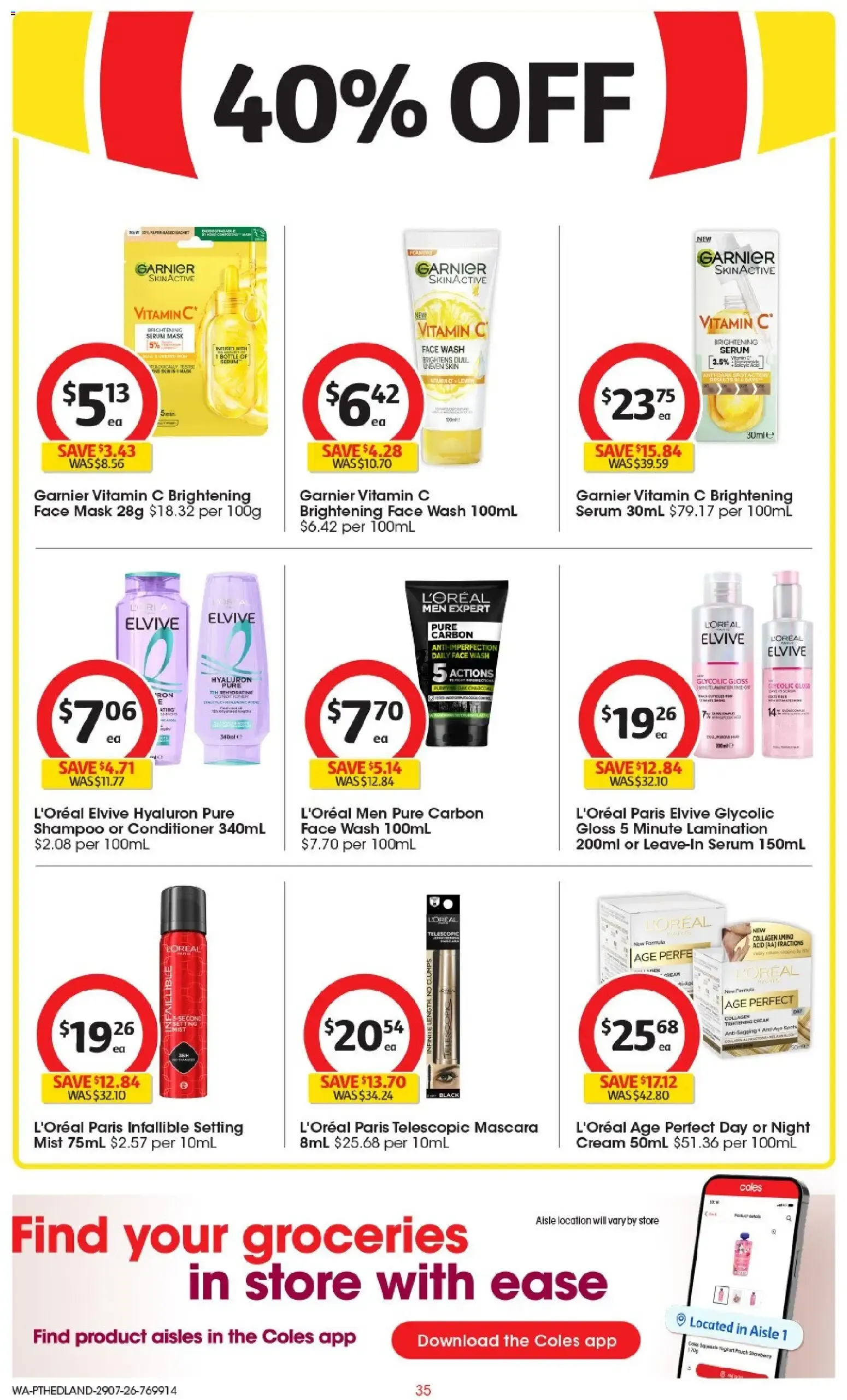 Coles PT Hedland Catalogue - Catalogue valid from 29 July to 4 August 2026 - page 35