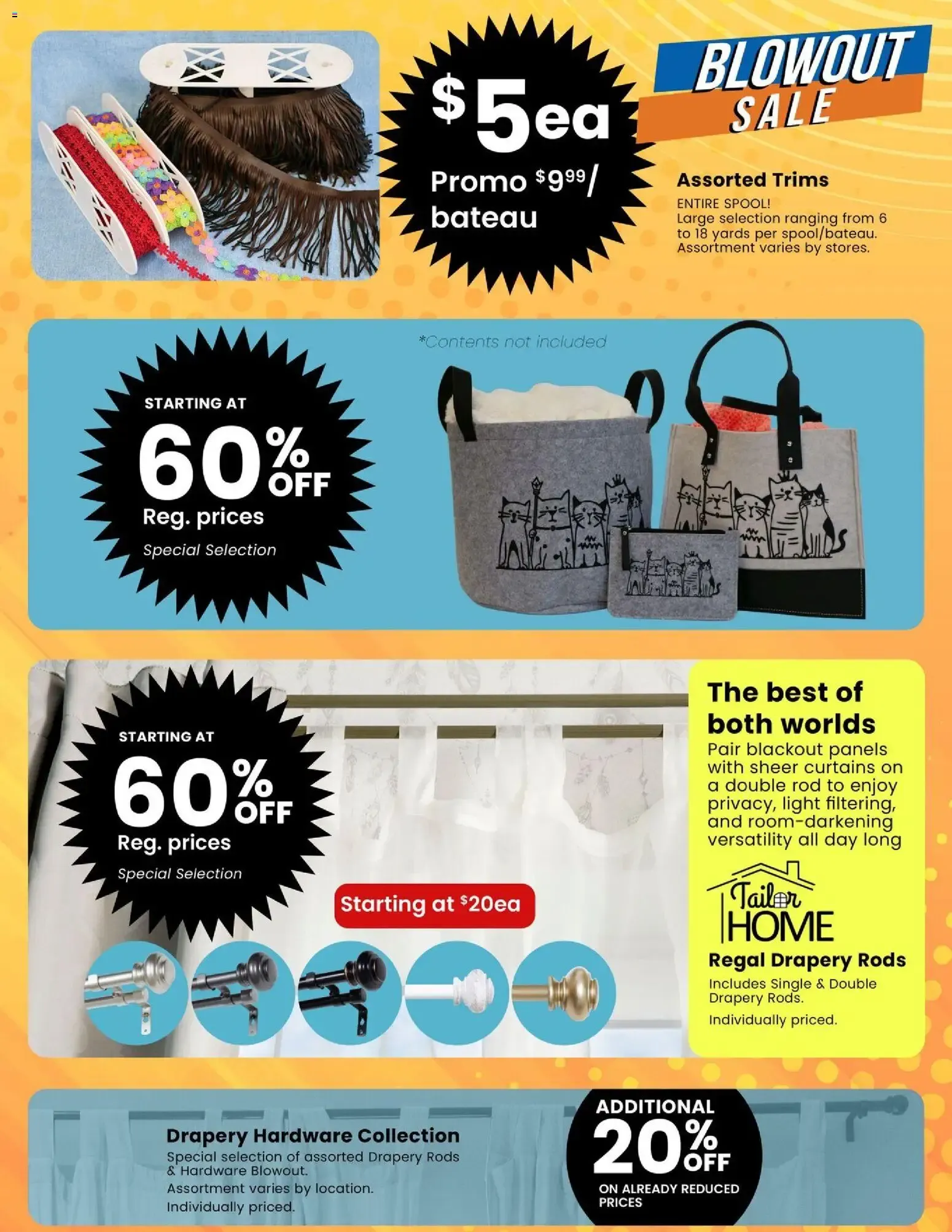 Fabricland Blowout Sale & Summer Splash Savings from July 2 to July 31 2026 - flyer page 15