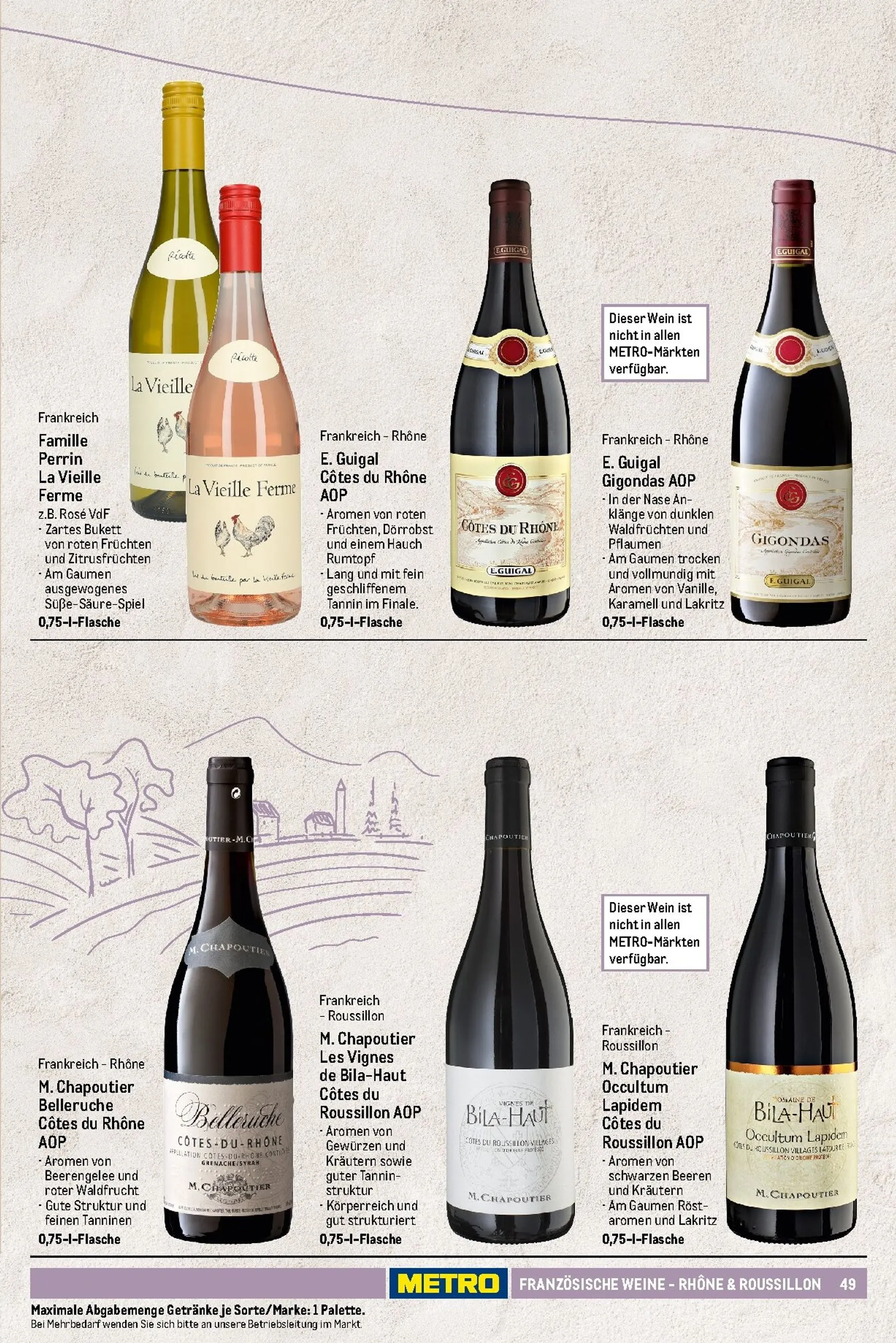 Sortimentskatalog Wein und Sekt für die perfekte Weinkarte von 1. November bis 30. September 2026 - Prospekt seite 50