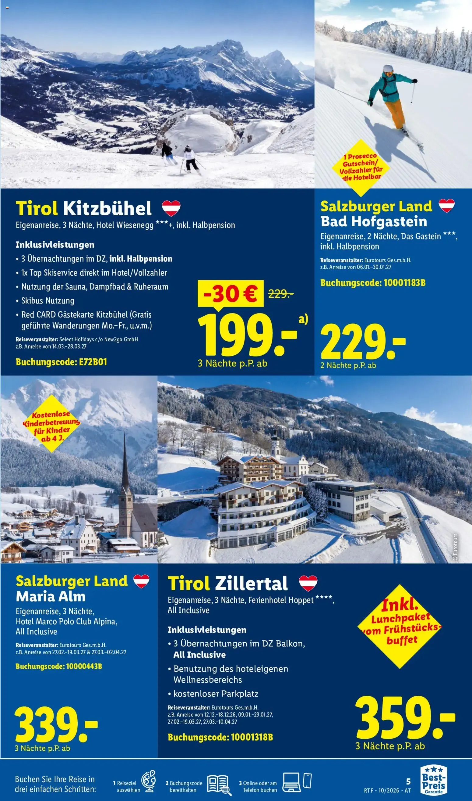 Lidl: Viel Urlaub für wenig Geld lohnt sich von 14. Oktober bis 15. November 2026 - Flugblätt seite  5