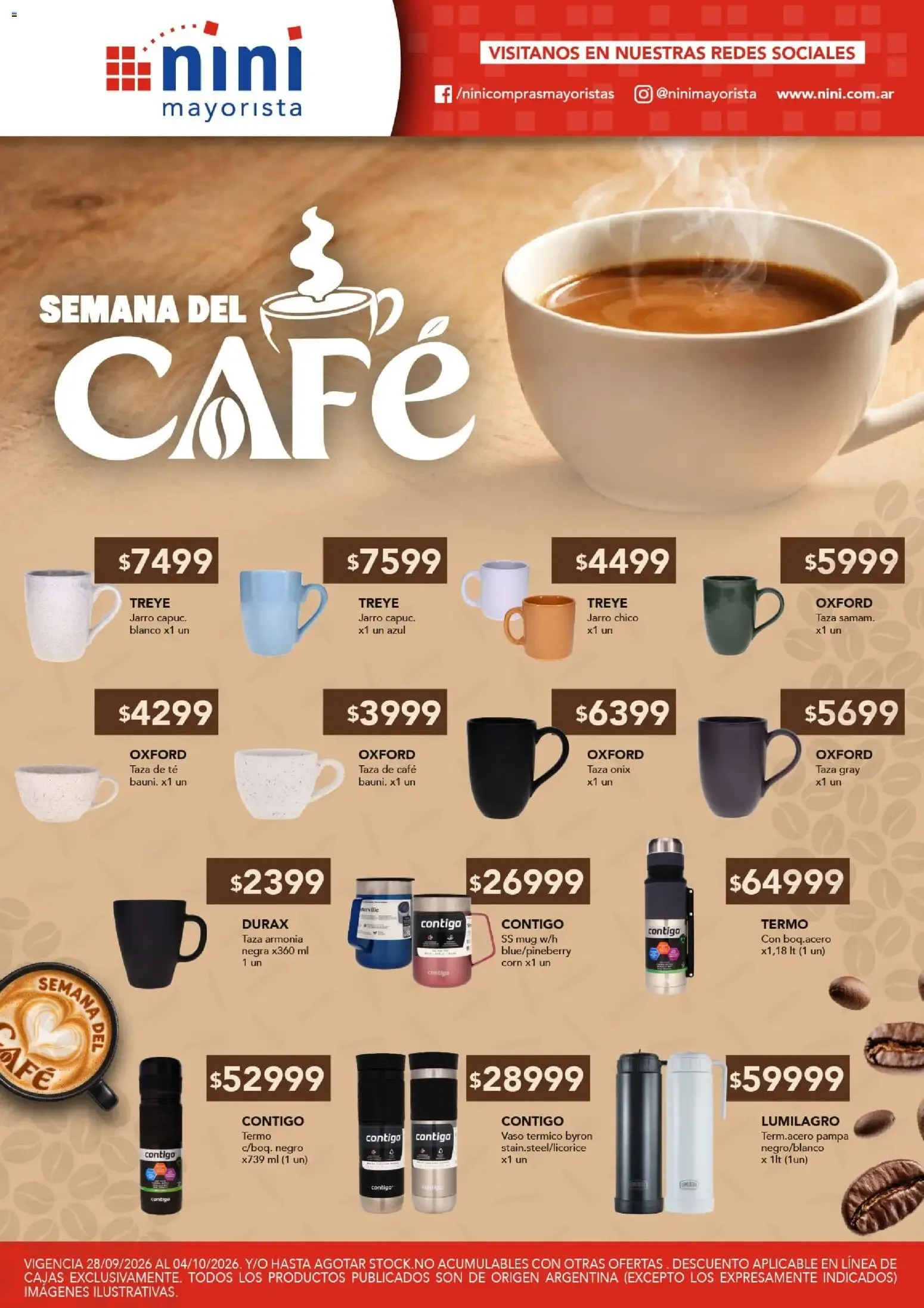 Ofertas de NINI Mayorista - Semana del Café del 28/09/2026 - 04/10/2026 1 de octubre al 4 de octubre 2026 - Página 4 del catálogo