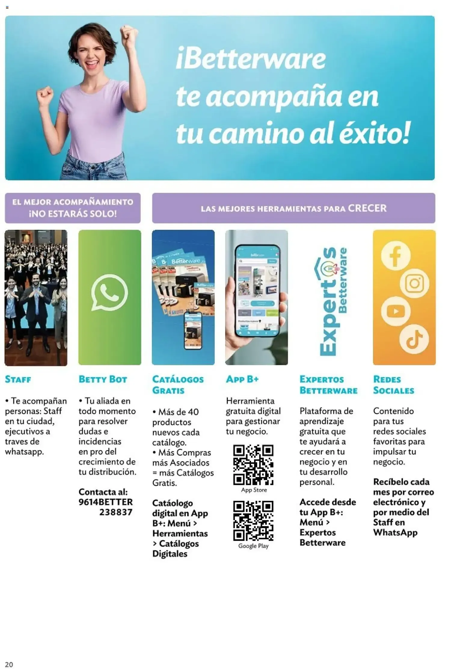 Catálogo de Betterware Programas de Oportunidades para Asociados y Distribuidores 1 de enero al 31 de agosto 2026 - Pagina 20