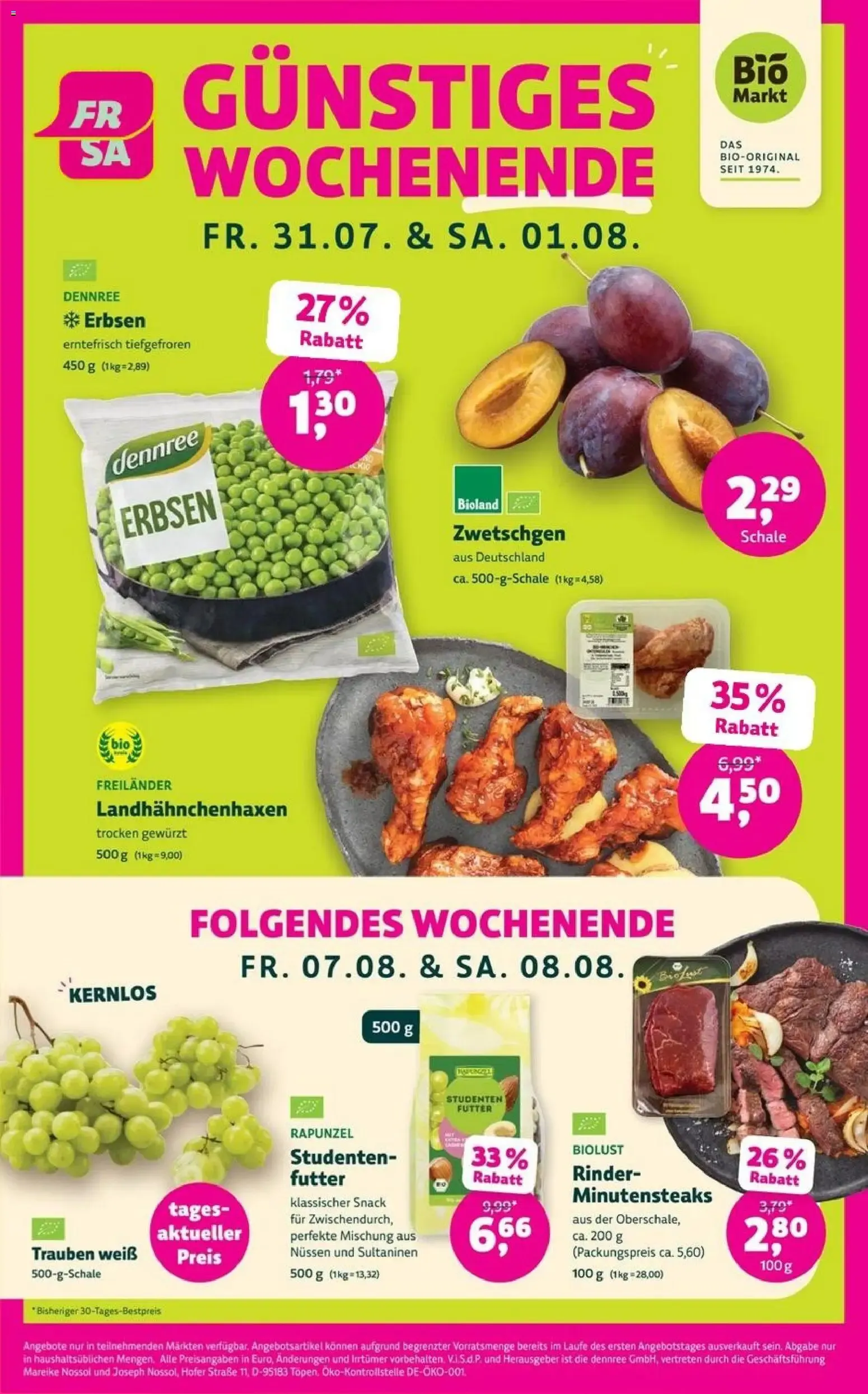 BioMarkt Prospekt (ab 29.07.2026) zum Blättern von 29. Juli bis 11. August 2026 - Prospekt seite 4