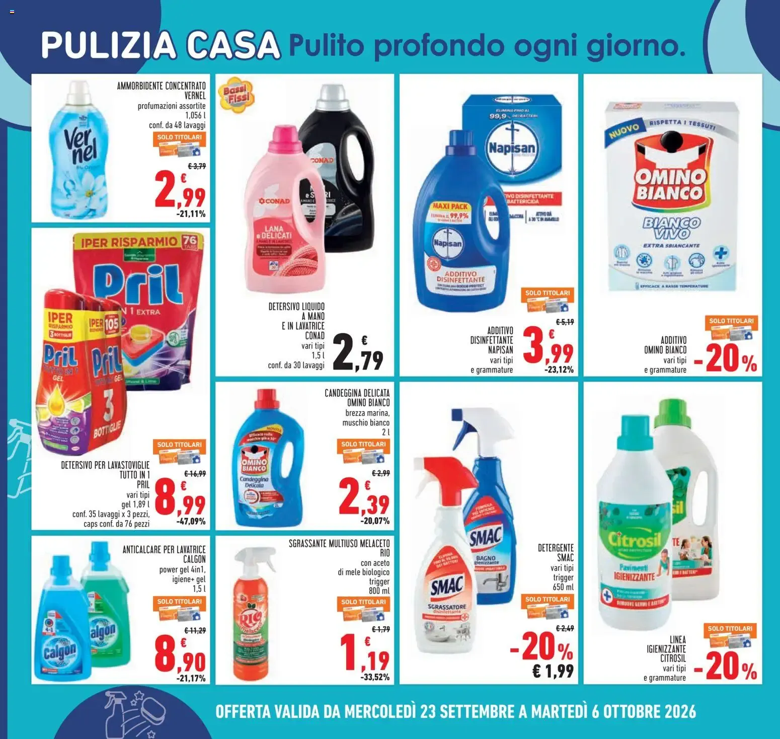 Anteprima volantino Conad dal 23/09/2026 prossima settimana da 23 settembre a 6 ottobre di 2026 - Pagina del volantino 20