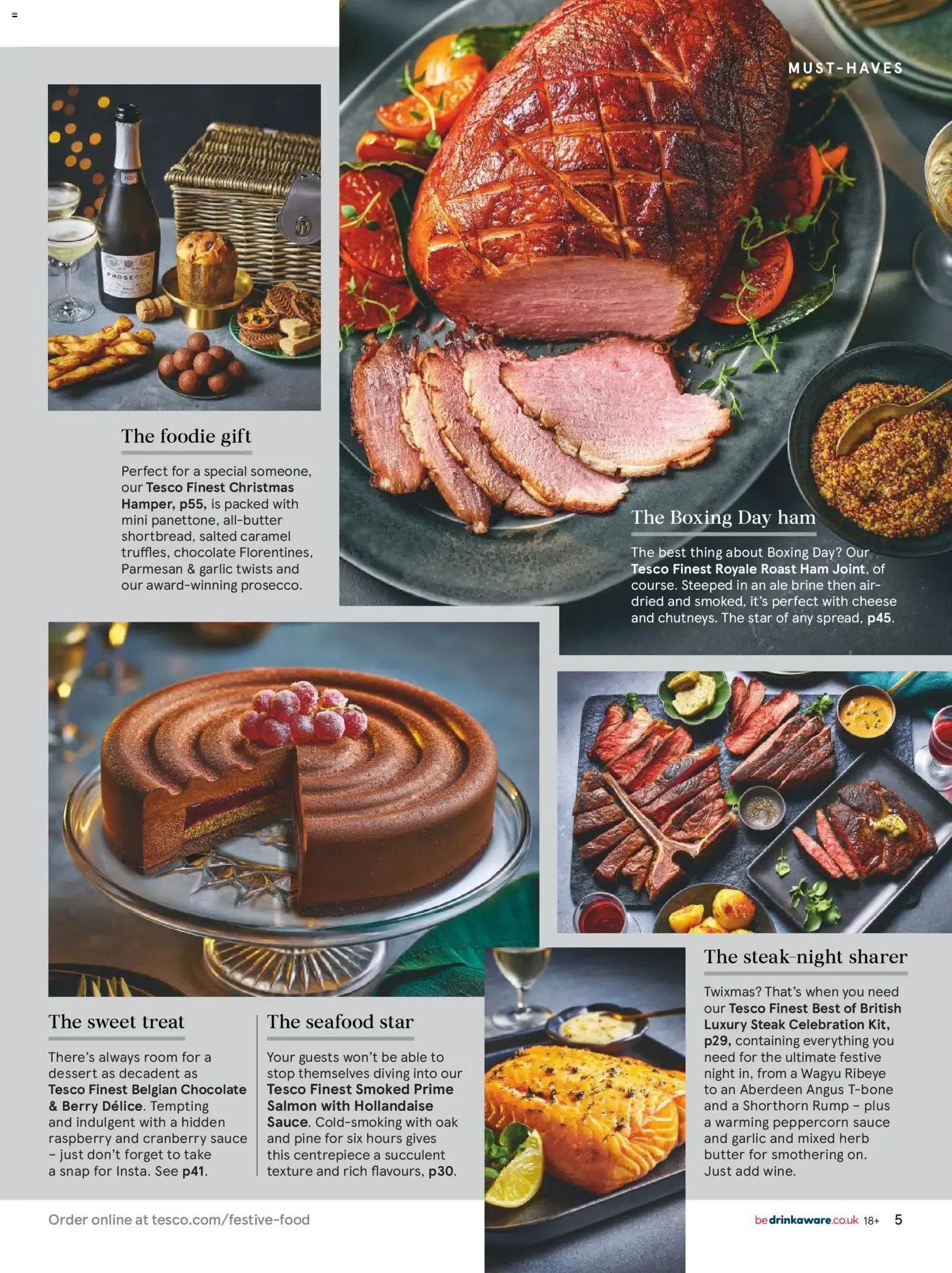 TESCO finest FESTIVE FOOD TO ORDER from 1 October to 31 October 2026 - Catalogue Page 5